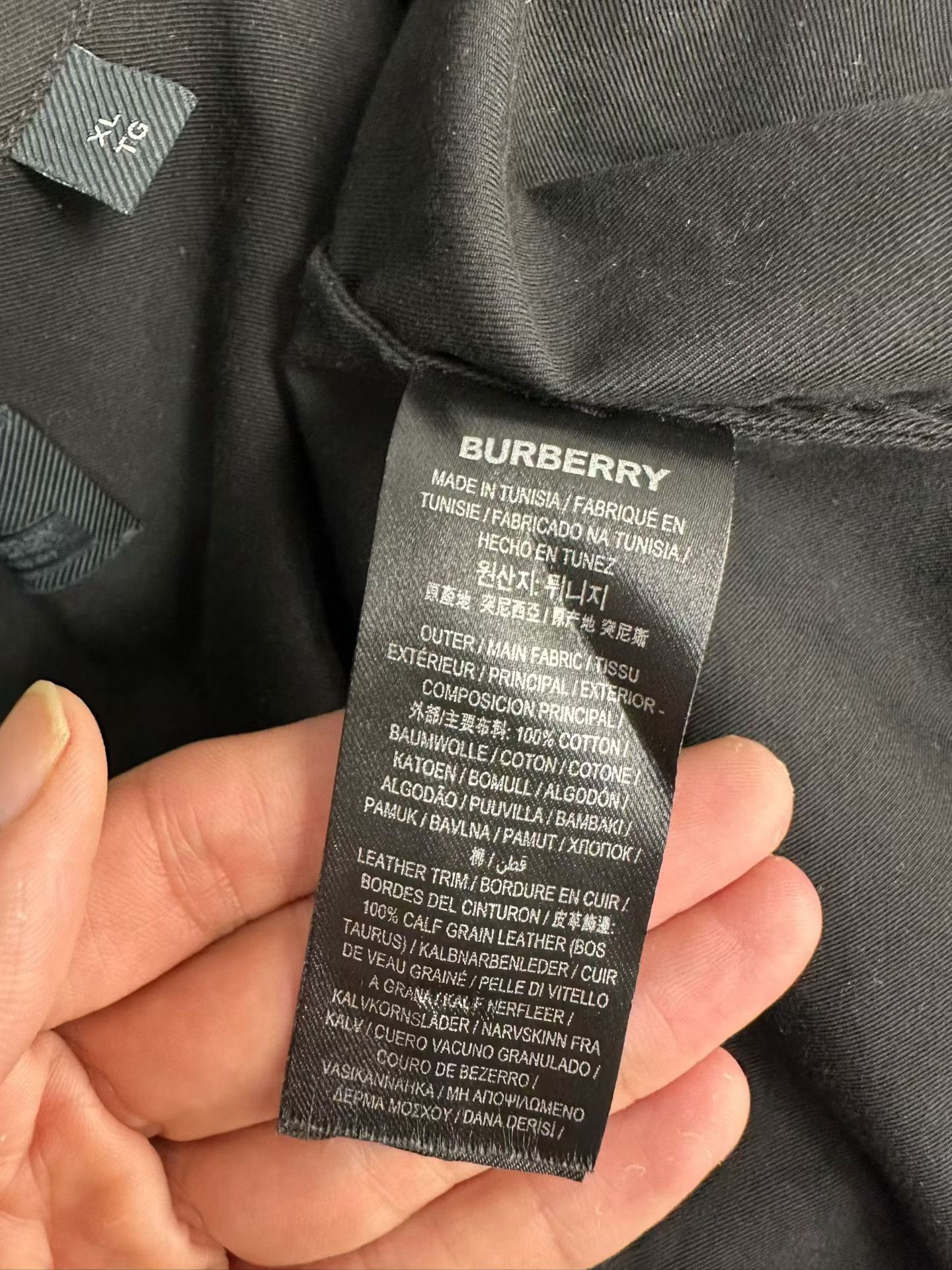 Burberry Burberry Zip Denim Shirt with Keyring Detail XL Size US XL / EU 56 / 4 - 5 Thumbnail