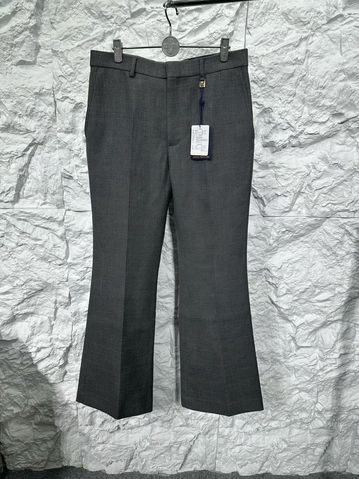 Louis Vuitton Louis Vuitton Gray Flared Trousers Size 50 Size US 34 / EU 50 - 2 Thumbnail