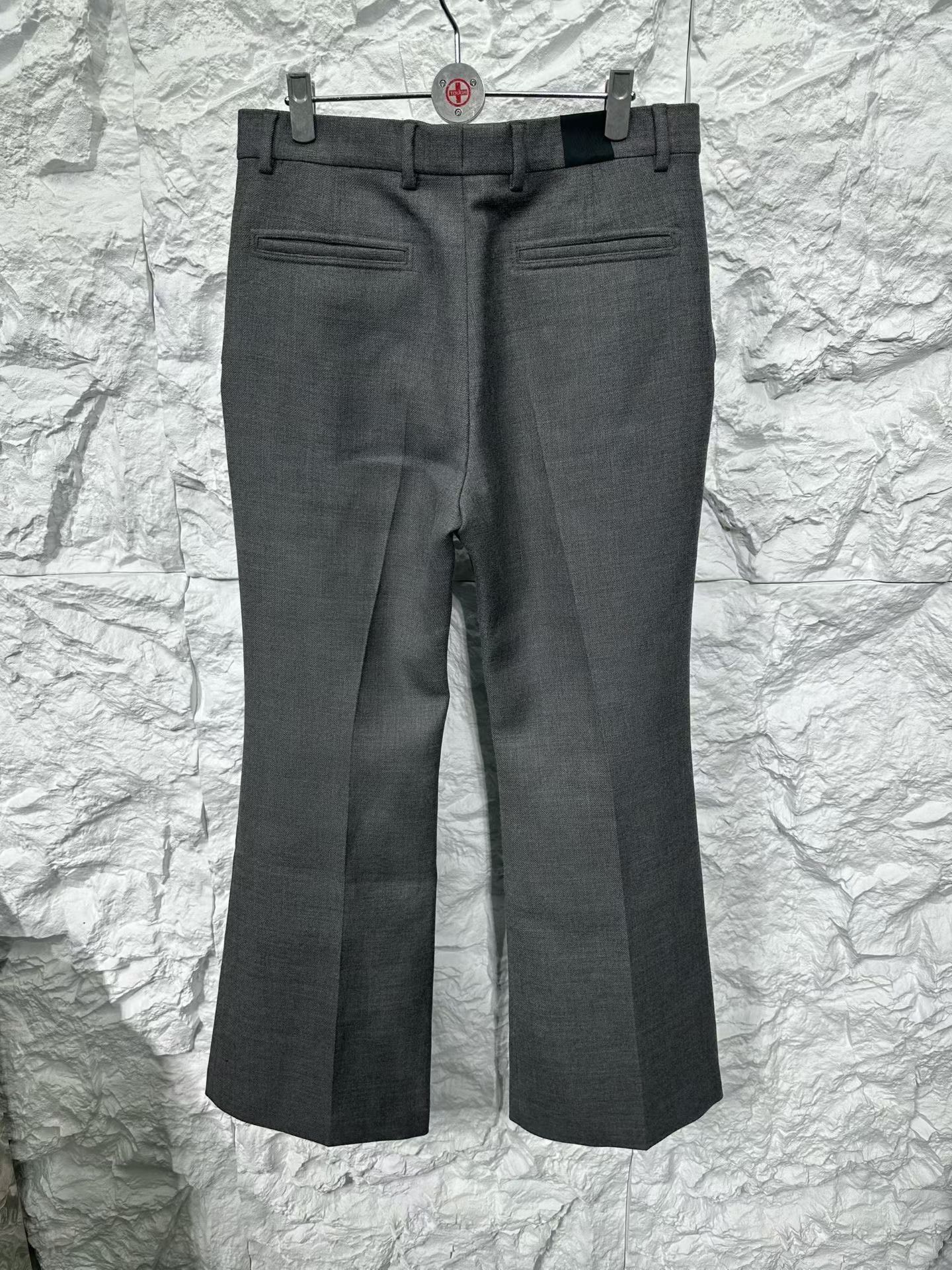 Louis Vuitton Louis Vuitton Gray Flared Trousers Size 50 Size US 34 / EU 50 - 3 Thumbnail