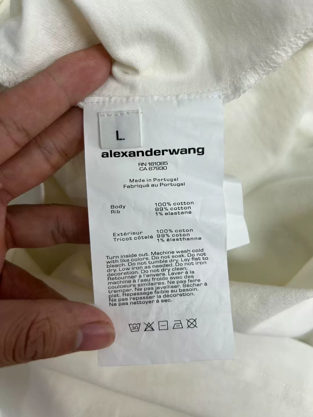 Alexander Wang Alexander Wang Athletics Logo T-Shirt Size L Size US L / EU 52-54 / 3 - 5 Thumbnail