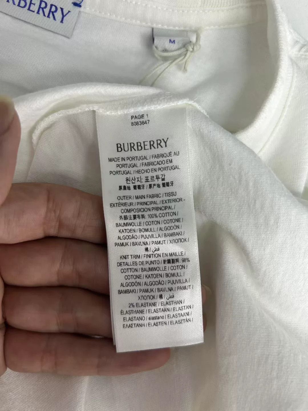 Burberry Burberry Rose Embroidery T-Shirt Size M Size US M / EU 48-50 / 2 - 5 Thumbnail