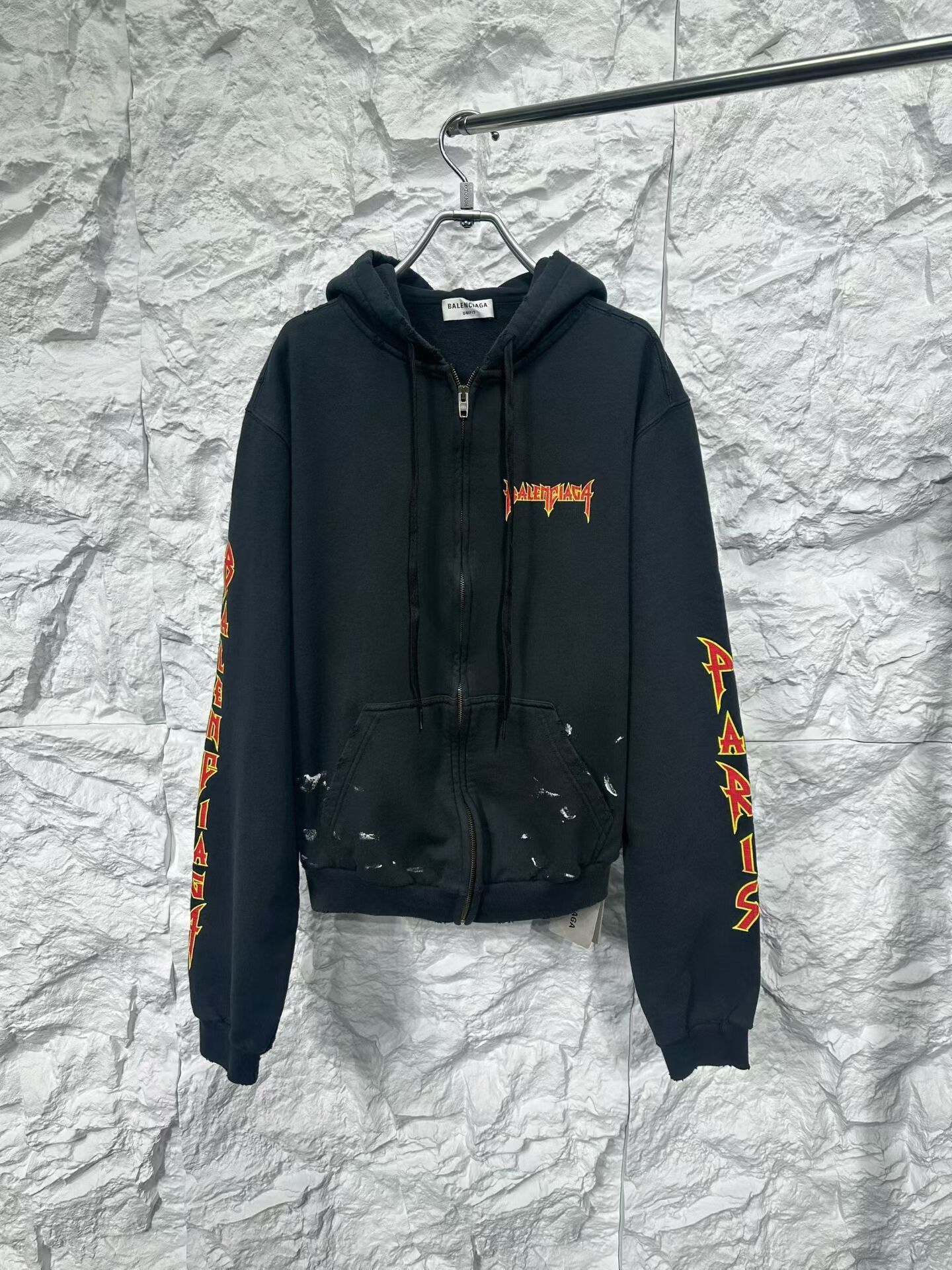 Balenciaga Balenciaga Metal Flame Zip Hoodie Size M Size US M / EU 48-50 / 2 - 2 Thumbnail