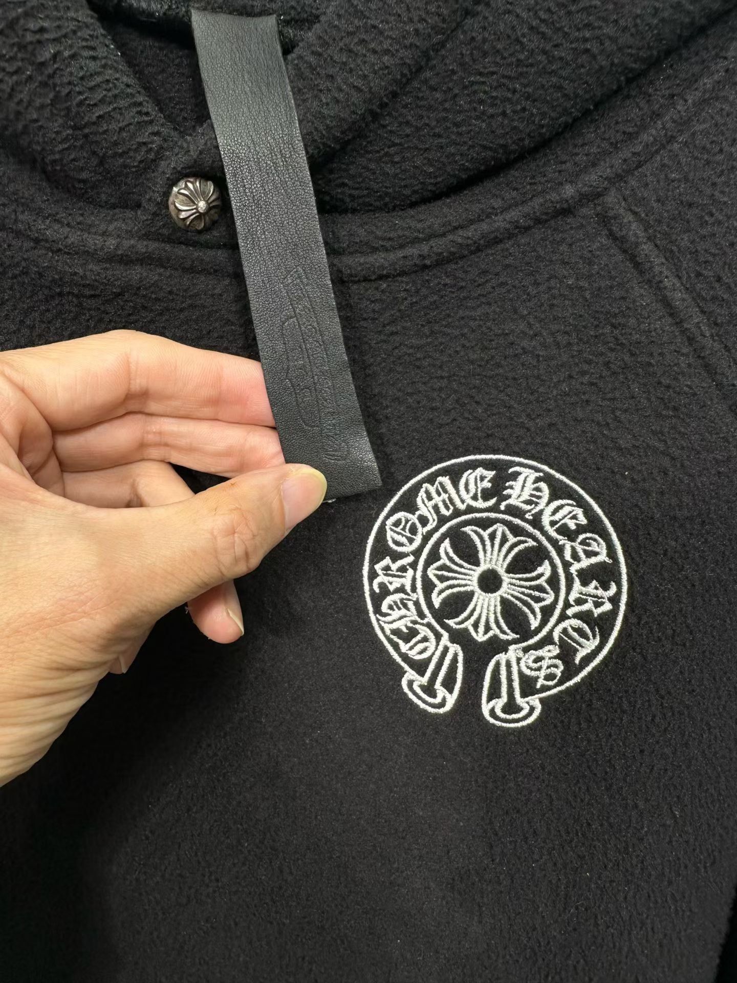 Chrome Hearts Chrome Hearts Fleece Horseshoe Logo Hoodie XXL Size US XXL / EU 58 / 5 - 4 Thumbnail