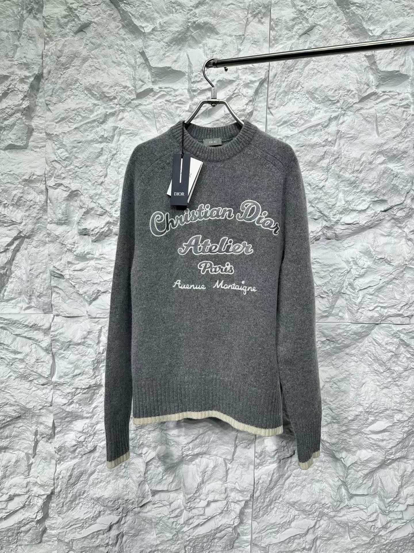 Dior Dior Atelier Embroidered Virgin Wool Sweater S Size US S / EU 44-46 / 1 - 2 Thumbnail