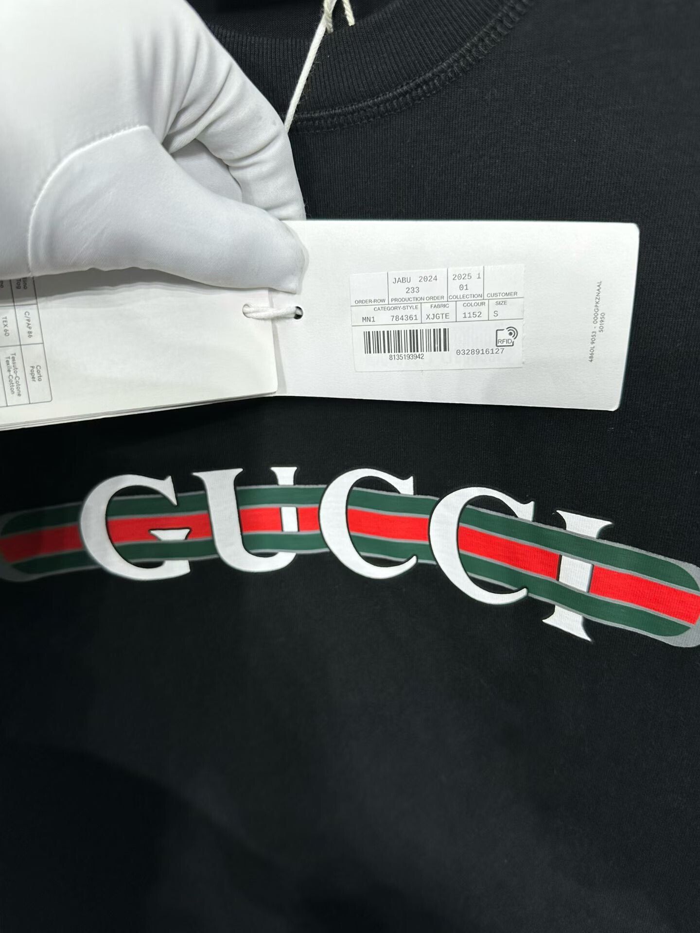 Gucci Gucci Web Stripe Logo T-Shirt Size S Size US S / EU 44-46 / 1 - 4 Thumbnail