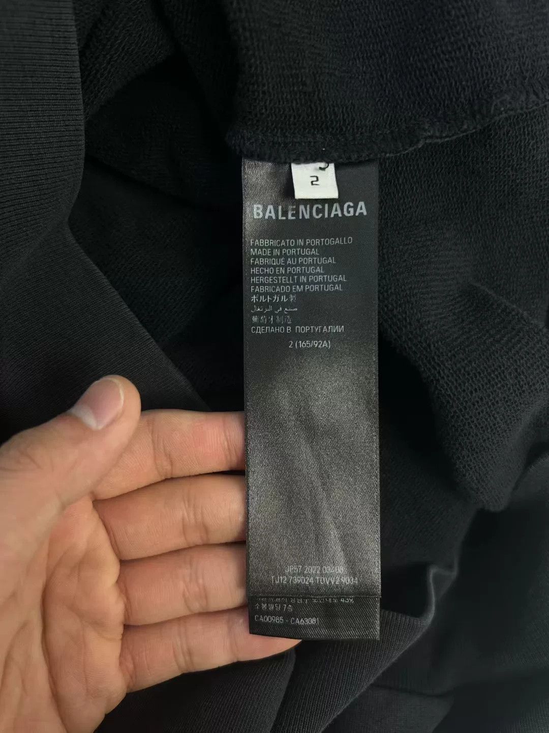 Balenciaga Balenciaga Sleeve Logo Embroidered Hoodie Size 2 Size US M / EU 48-50 / 2 - 5 Thumbnail