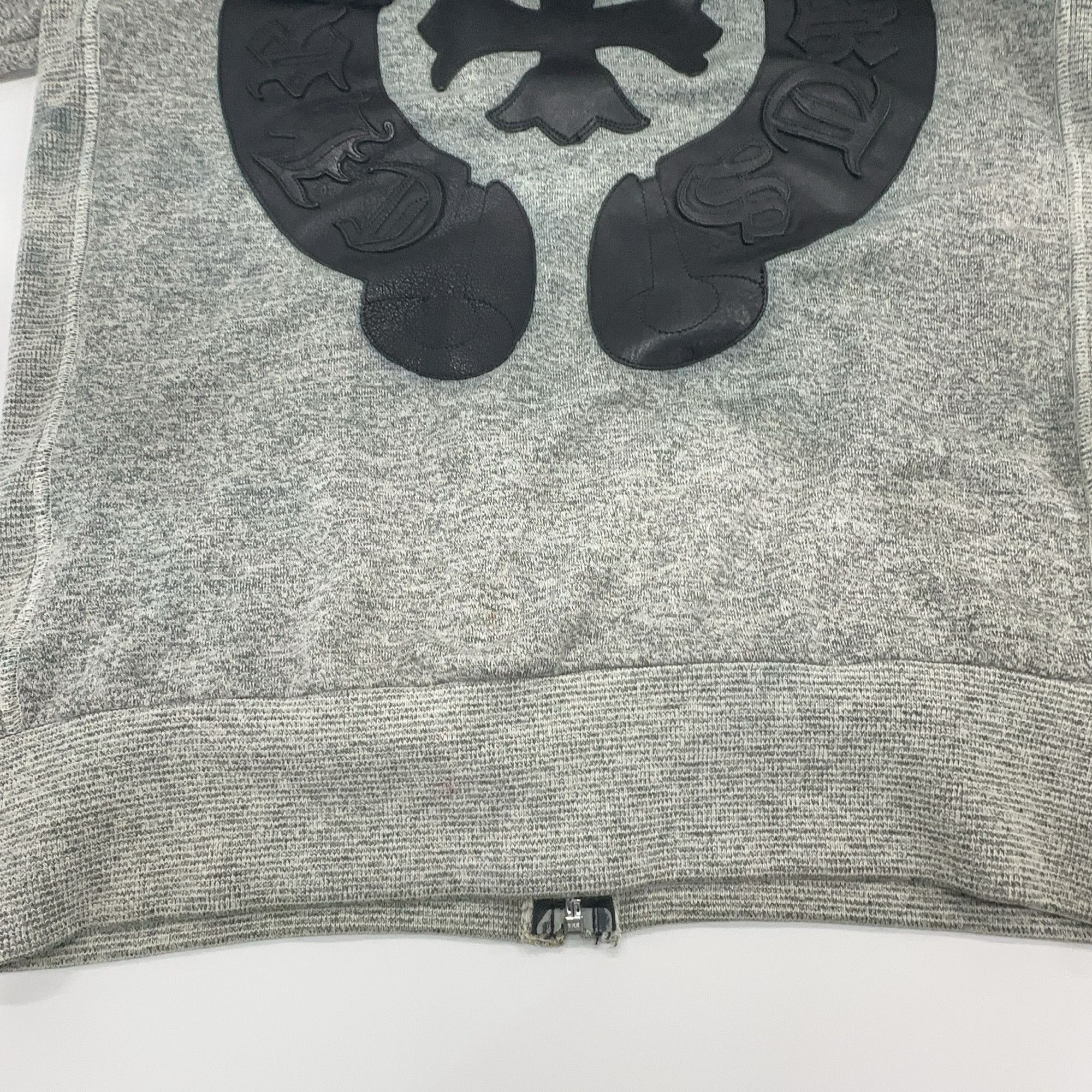 Chrome Hearts Chrome Hearts Horseshoe Leather Patch Hoodie Size M Size US M / EU 48-50 / 2 - 12 Thumbnail