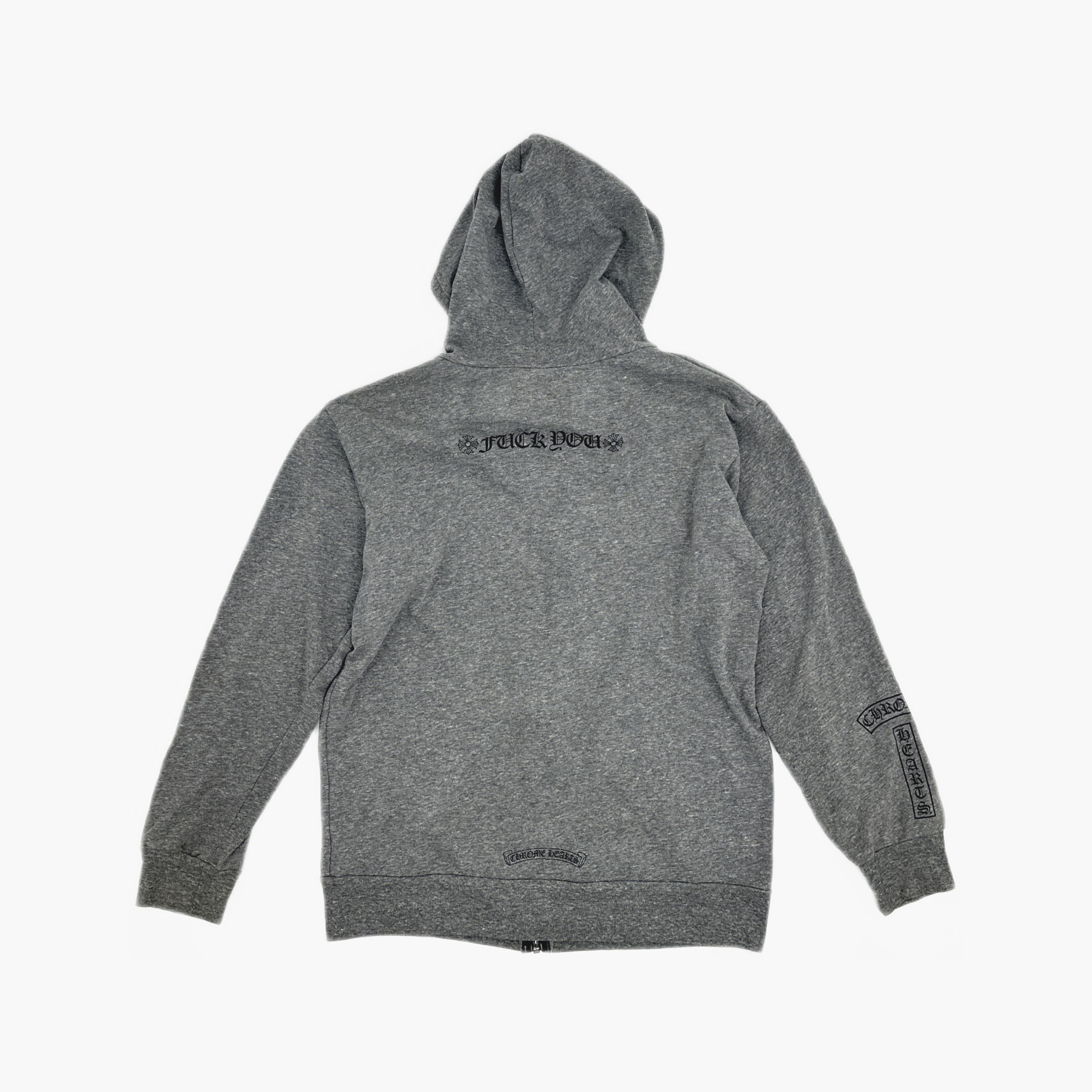Chrome Hearts Chrome Hearts Script Logo Zip Up Hoodie Size L Size US L / EU 52-54 / 3 - 2 Thumbnail