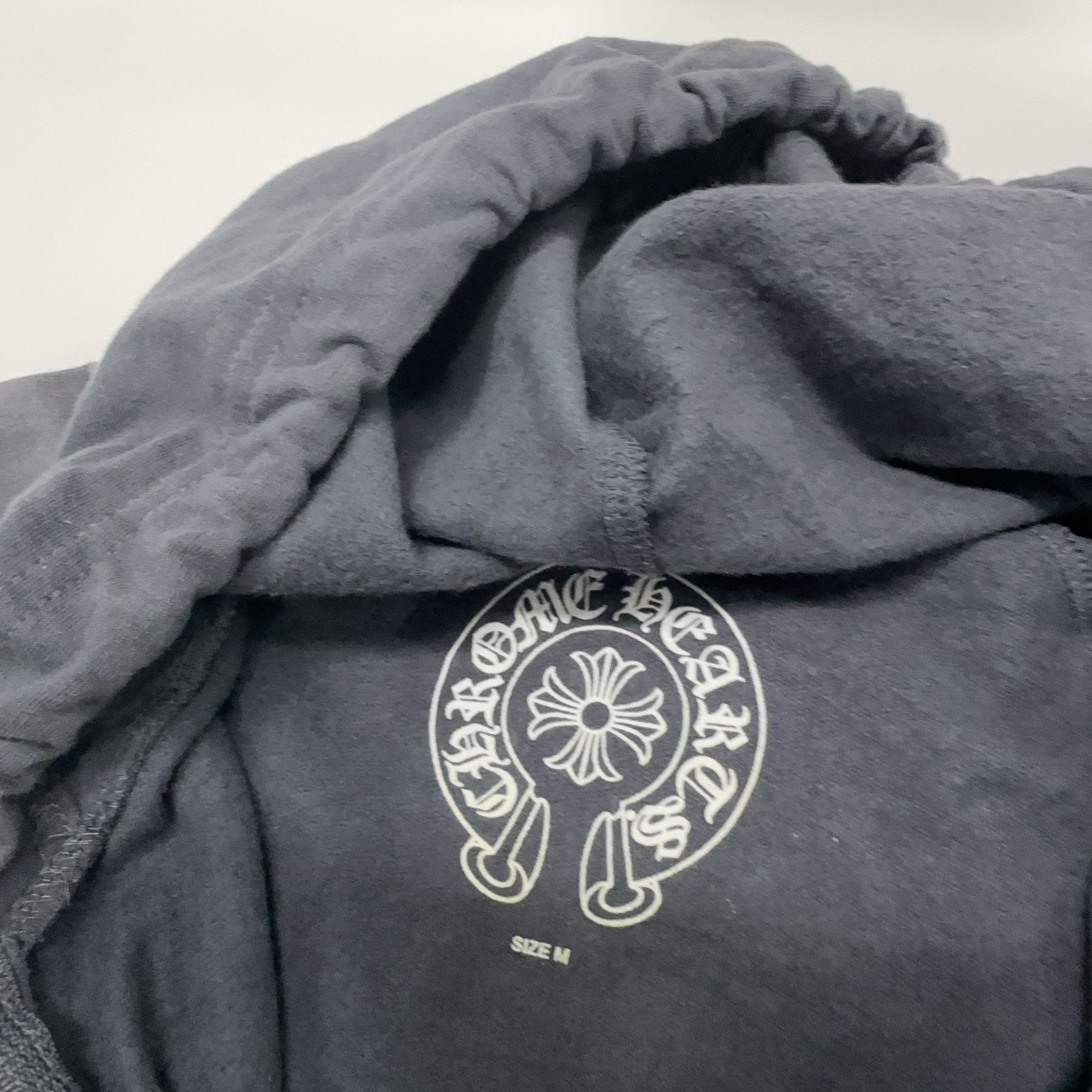 Chrome Hearts Chrome Hearts Blue Cross Zip-Up Hoodie Size M Size US M / EU 48-50 / 2 - 4 Thumbnail