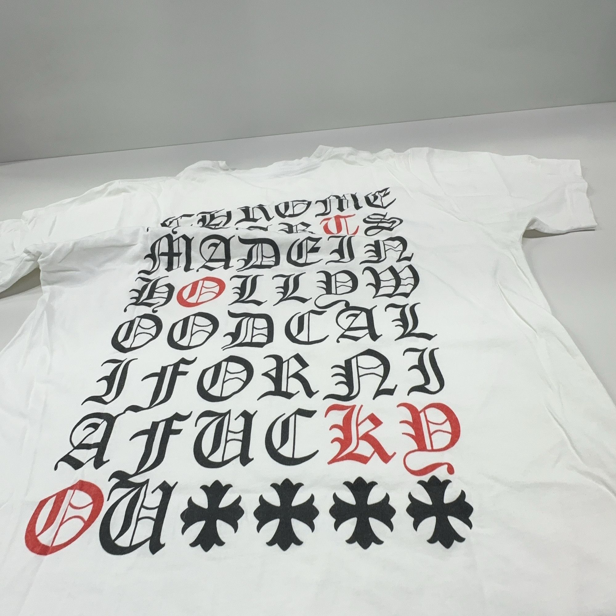 Chrome Hearts Chrome Hearts Hollywood Script Pocket T-Shirt Size L Size US L / EU 52-54 / 3 - 9 Thumbnail