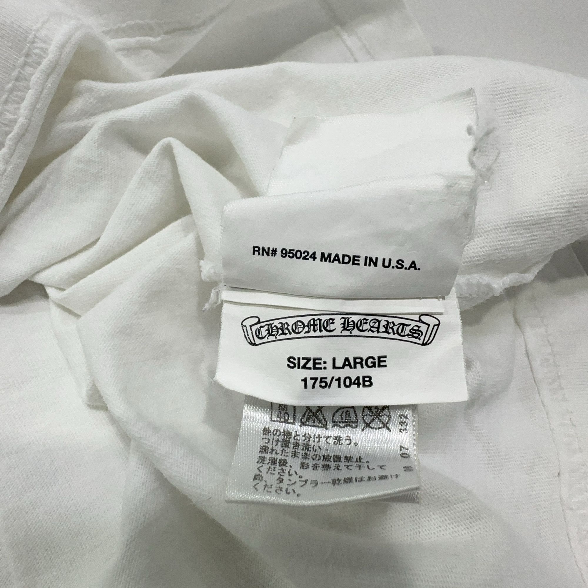 Chrome Hearts Chrome Hearts Hollywood Script Pocket T-Shirt Size L Size US L / EU 52-54 / 3 - 4 Thumbnail