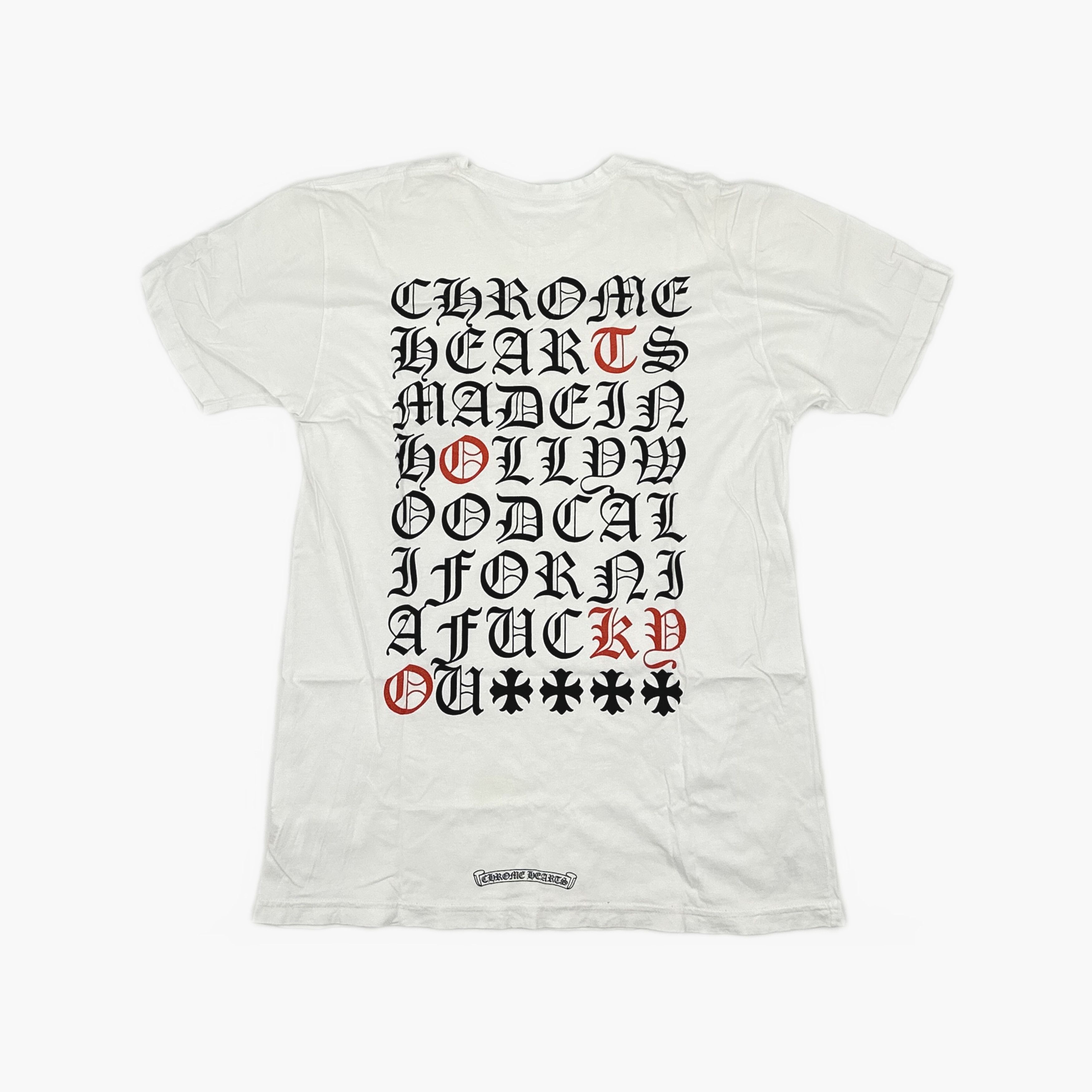 Chrome Hearts Chrome Hearts Hollywood Script Pocket T-Shirt Size L Size US L / EU 52-54 / 3 - 2 Thumbnail