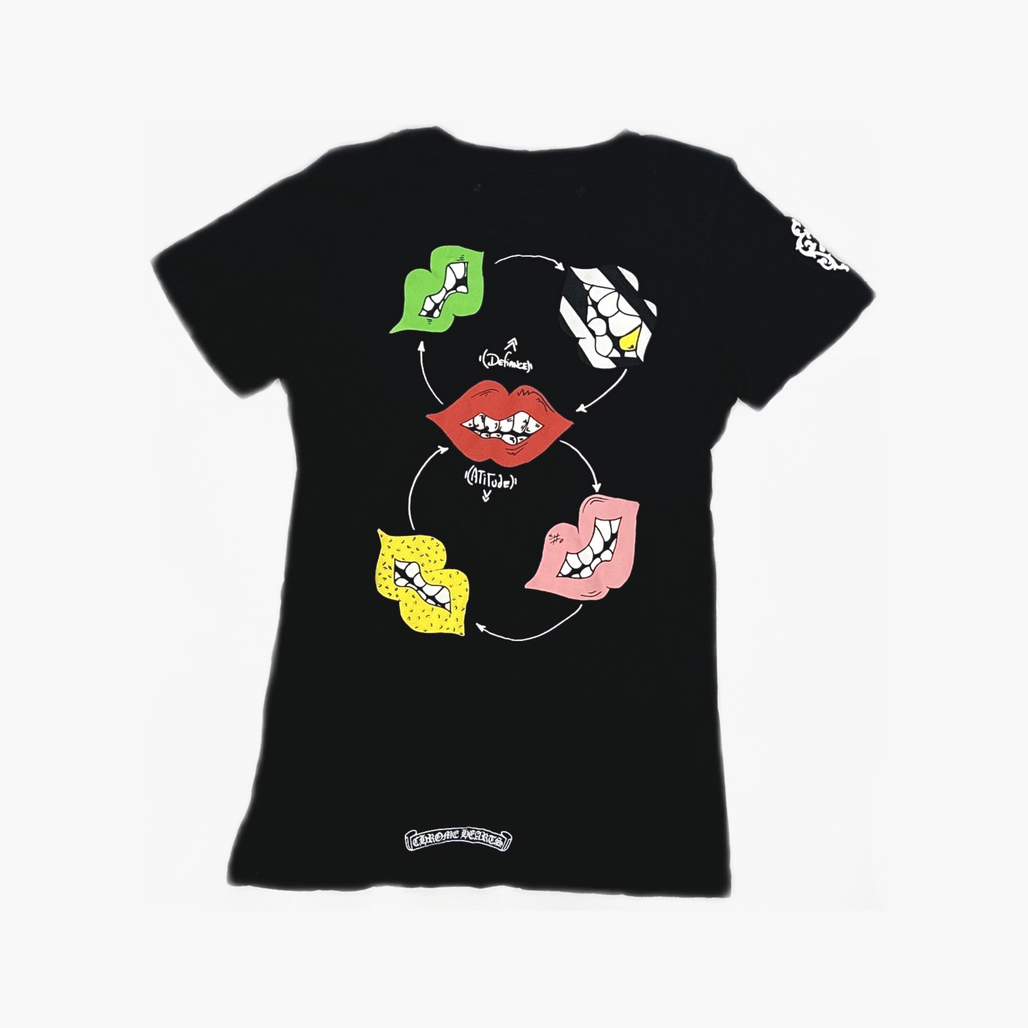 Chrome Hearts Chrome Hearts x Matty Boy Lips Graphic T-Shirt XS Size XS / US 0-2 / IT 36-38 - 2 Thumbnail