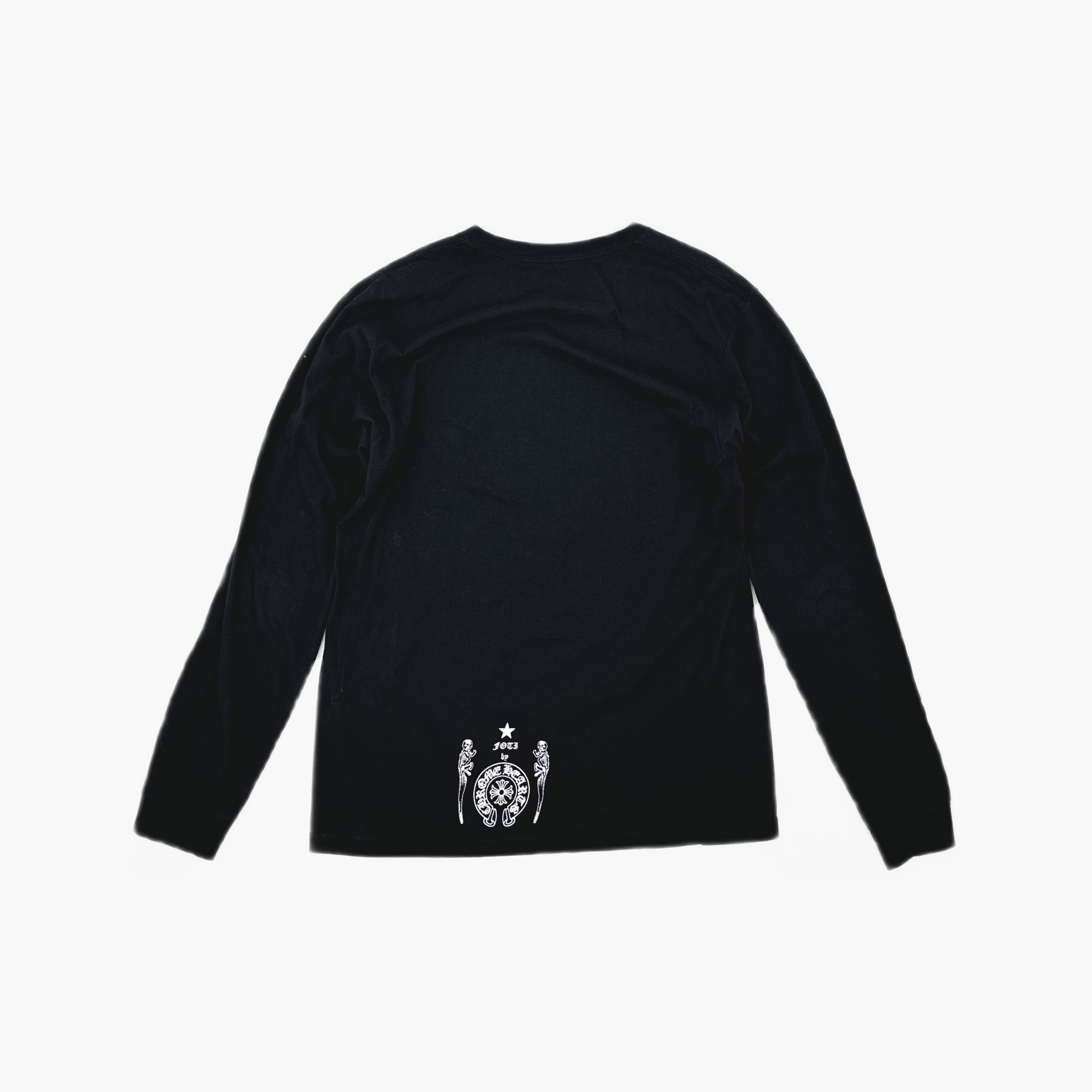 Chrome Hearts Chrome Hearts FOTI Graphic Striped Long Sleeve T-Shirt L Size US L / EU 52-54 / 3 - 2 Thumbnail