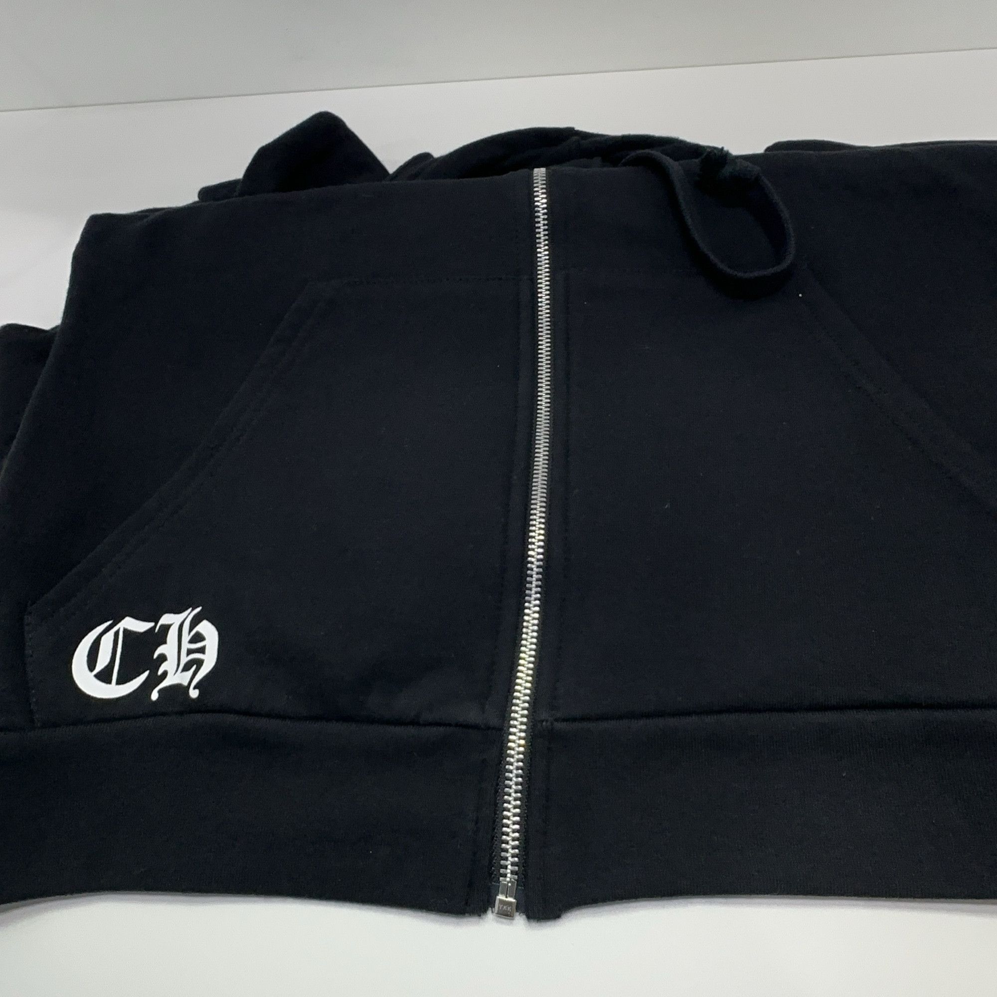Chrome Hearts Chrome Hearts x DSM Logo Zip Hoodie Black L Size US L / EU 52-54 / 3 - 6 Thumbnail