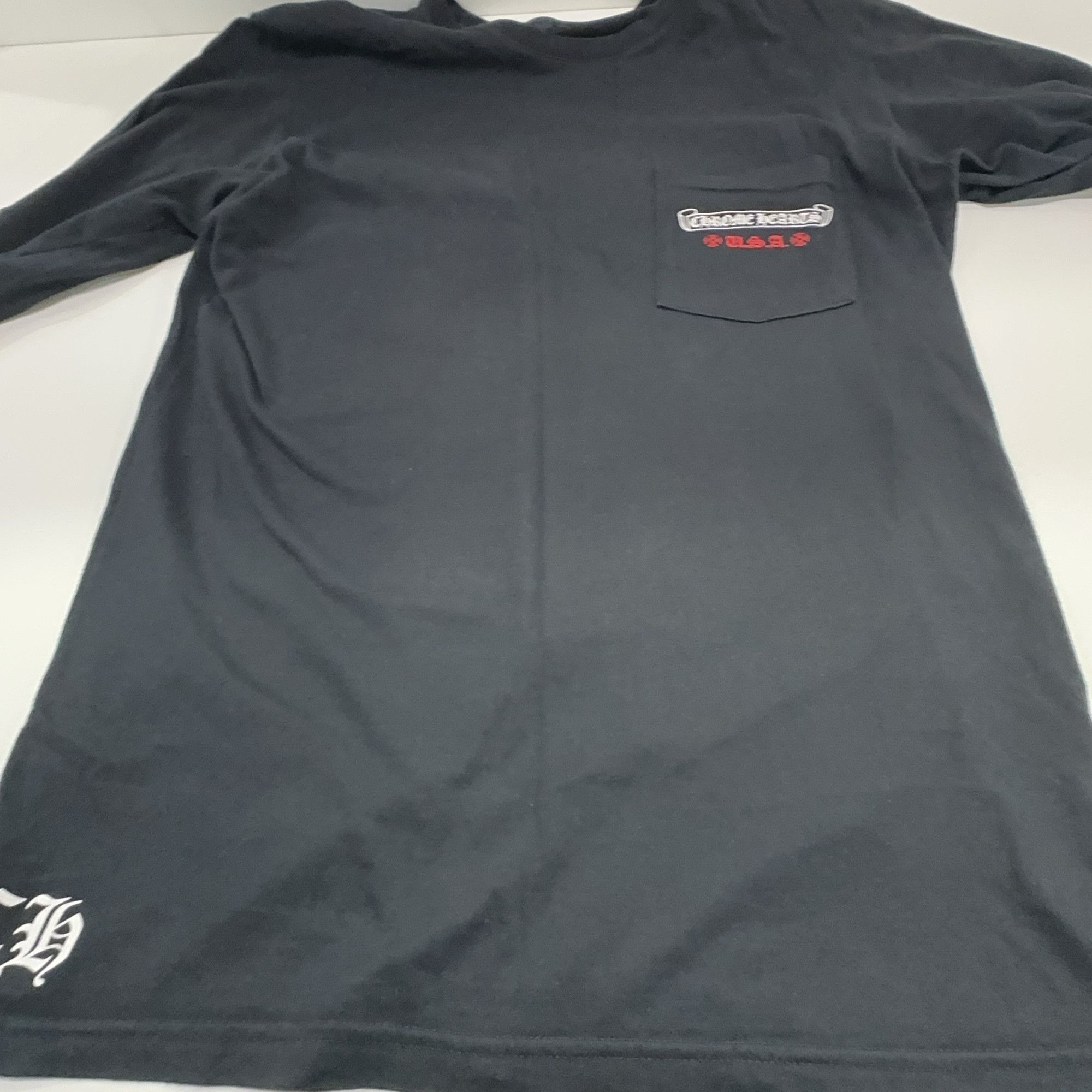Chrome Hearts Chrome Hearts USA Flag Pocket Long Sleeve T-Shirt M Size US M / EU 48-50 / 2 - 6 Thumbnail