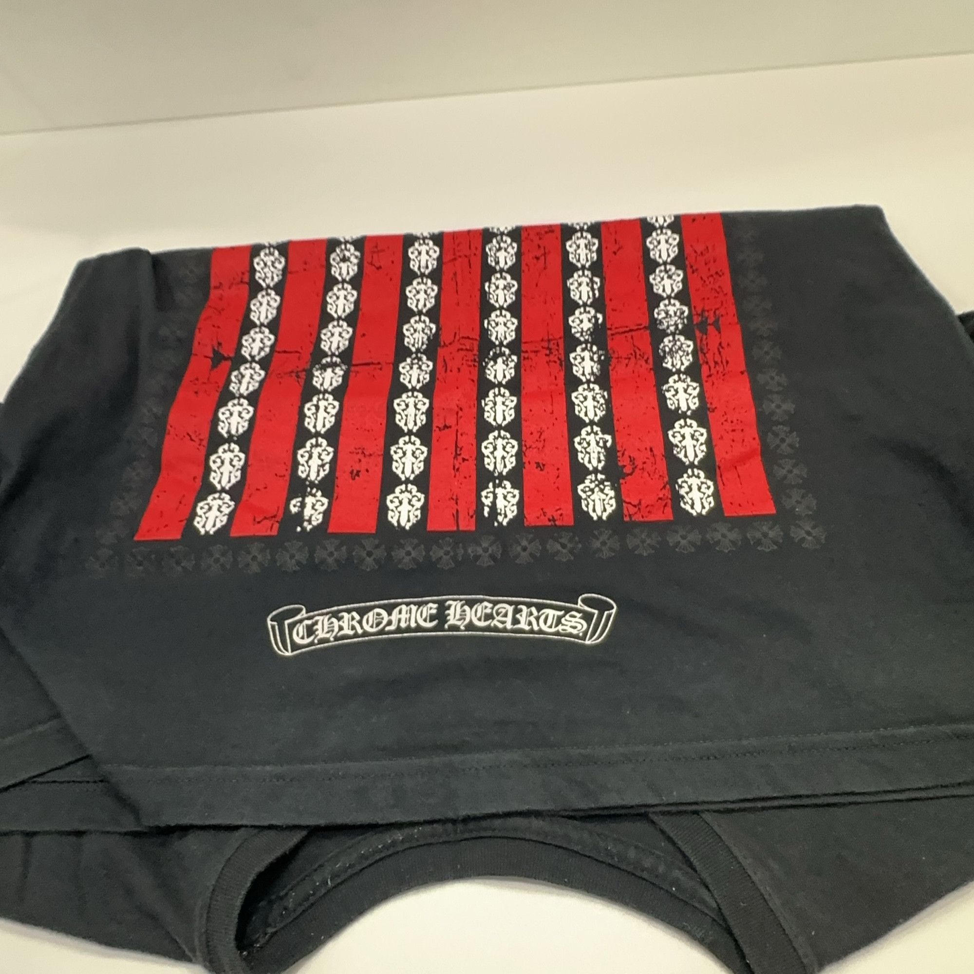 Chrome Hearts Chrome Hearts USA Flag Pocket Long Sleeve T-Shirt M Size US M / EU 48-50 / 2 - 11 Thumbnail