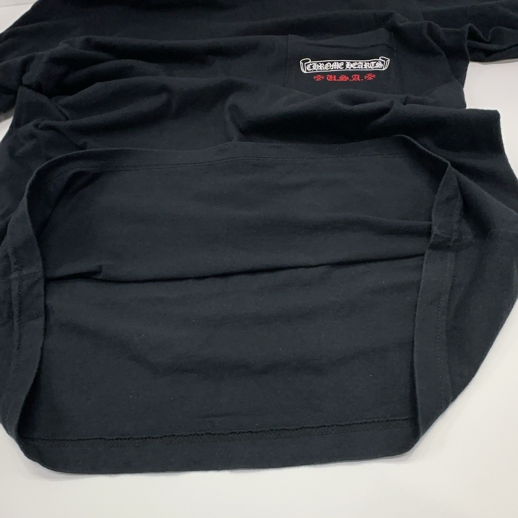 Chrome Hearts Chrome Hearts USA Flag Pocket Long Sleeve T-Shirt M Size US M / EU 48-50 / 2 - 7 Thumbnail