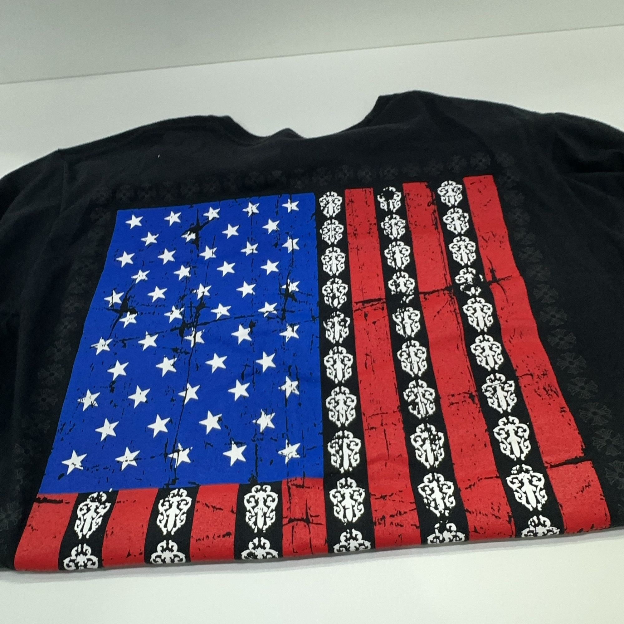 Chrome Hearts Chrome Hearts USA Flag Pocket Long Sleeve T-Shirt M Size US M / EU 48-50 / 2 - 10 Thumbnail