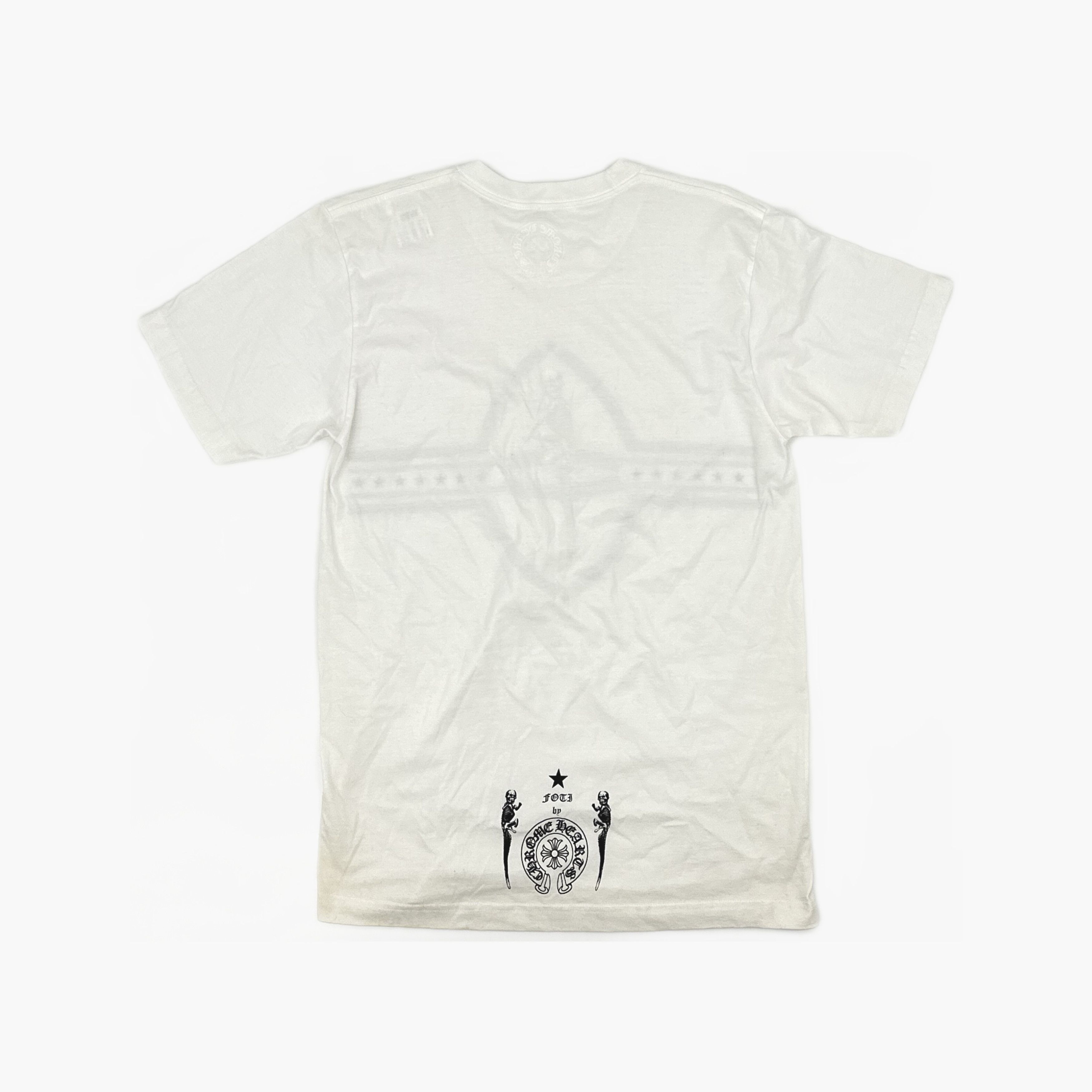 Chrome Hearts Chrome Hearts Foti Skeleton Graphic T-Shirt Size M Size US M / EU 48-50 / 2 - 2 Thumbnail