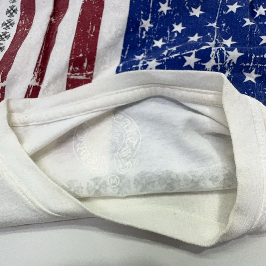 Chrome Hearts Chrome Hearts US Flag Pocket T-Shirt Size M Size US M / EU 48-50 / 2 - 3 Thumbnail