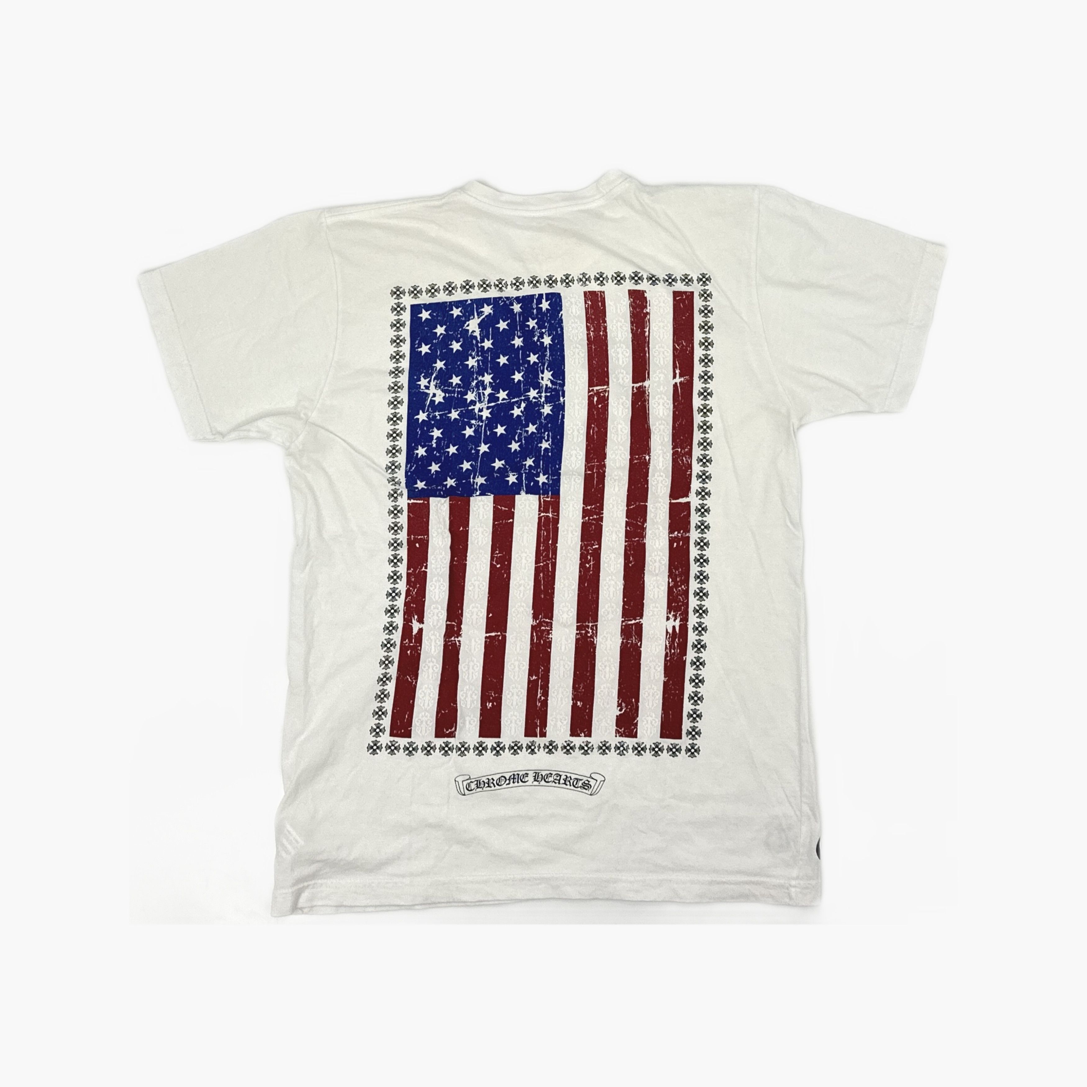 Chrome Hearts Chrome Hearts US Flag Pocket T-Shirt Size M Size US M / EU 48-50 / 2 - 2 Thumbnail