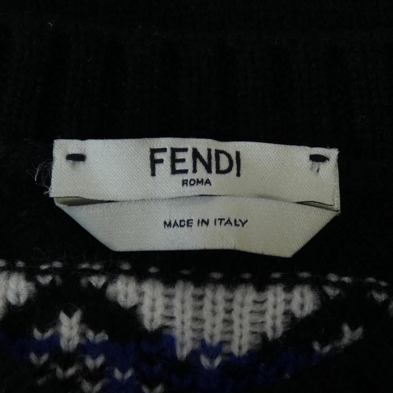 Fendi Fendi Fendi Cashmere Blend Dress Textile Dresses FZD998A0B2 DUTY FREE for USA Size ONE SIZE - 4 Thumbnail