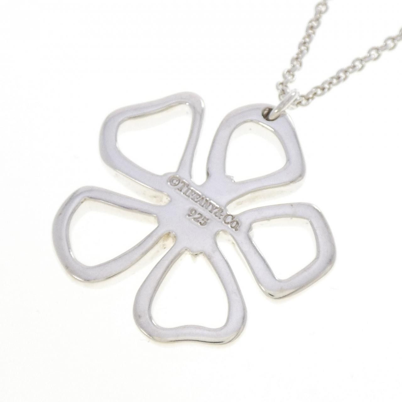 Tiffany & Co. Tiffany & Co. Tiffany & Co. 925 Silver Flower Necklace Precious Metal Necklace DUTY FREE for USA Size ONE SIZE - 4 Thumbnail