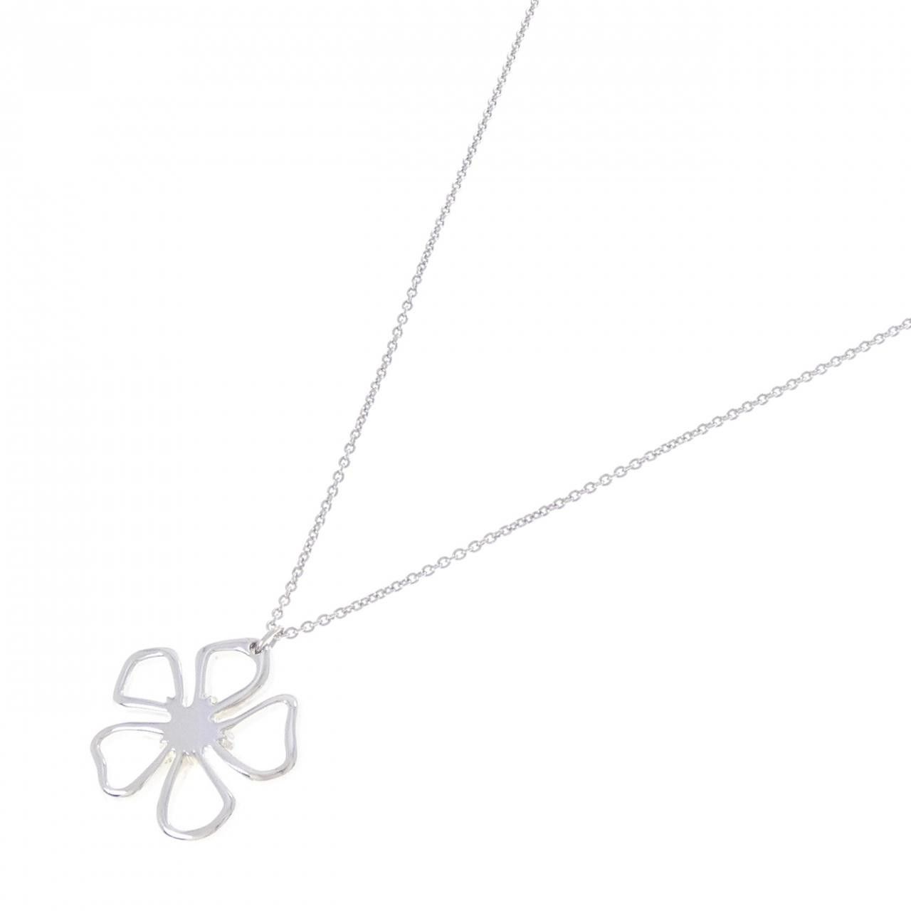 Tiffany & Co. Tiffany & Co. Tiffany & Co. 925 Silver Flower Necklace Precious Metal Necklace DUTY FREE for USA Size ONE SIZE - 2 Thumbnail