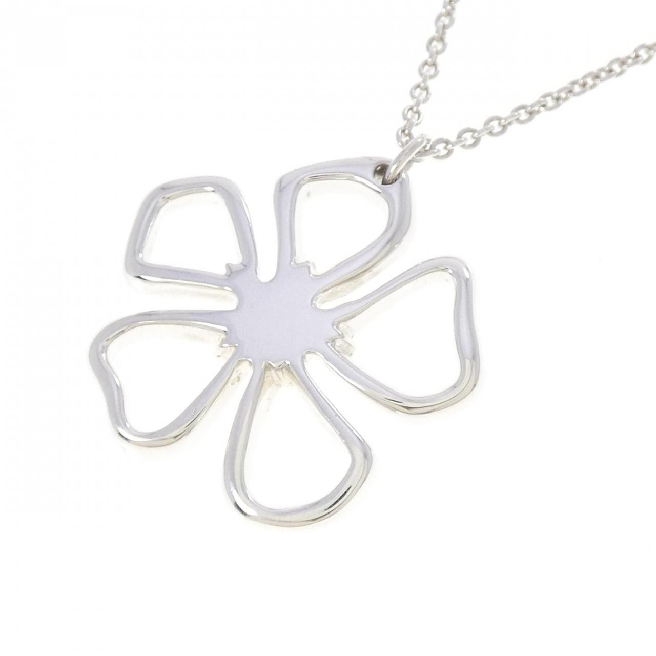 Tiffany & Co. Tiffany & Co. Tiffany & Co. 925 Silver Flower Necklace Precious Metal Necklace DUTY FREE for USA Size ONE SIZE - 3 Thumbnail