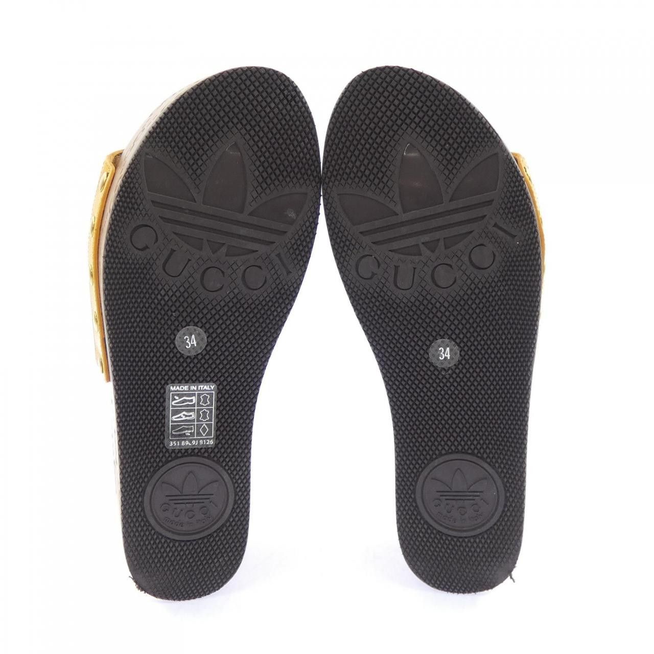 Gucci Gucci Gucci Adidas Sandals Plastic / Synthetic Shoes ADIDAS/707286 DUTY FREE for USA Size ONE SIZE - 4 Thumbnail