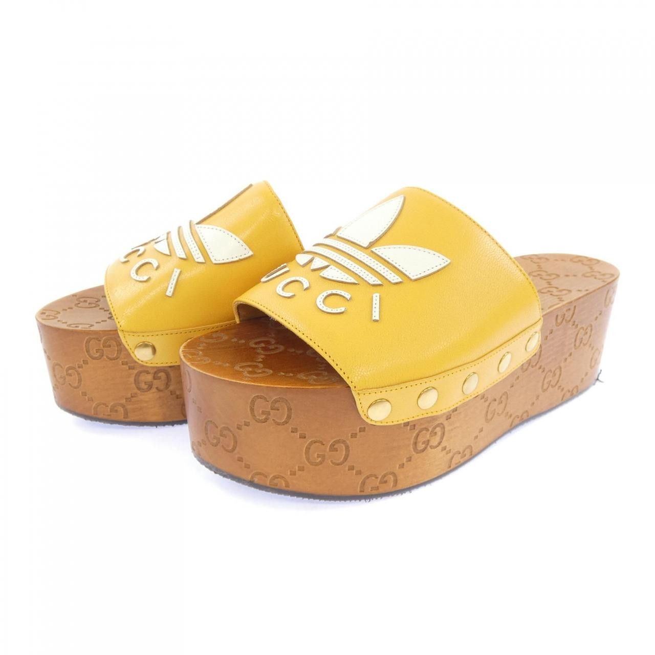 Gucci Gucci Gucci Adidas Sandals Plastic / Synthetic Shoes ADIDAS/707286 DUTY FREE for USA Size ONE SIZE - 3 Thumbnail