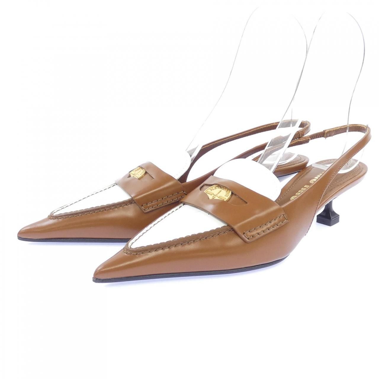 Miu Miu Miu Miu MIU MIU Leather Sandals Leather Shoes DUTY FREE for USA Size ONE SIZE - 3 Thumbnail