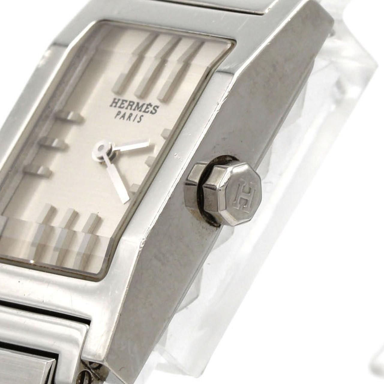Hermes Hermes Hermes Tandem Stainless Steel Quartz Metal Quartz TA1.210 DUTY FREE for USA Size ONE SIZE - 3 Thumbnail