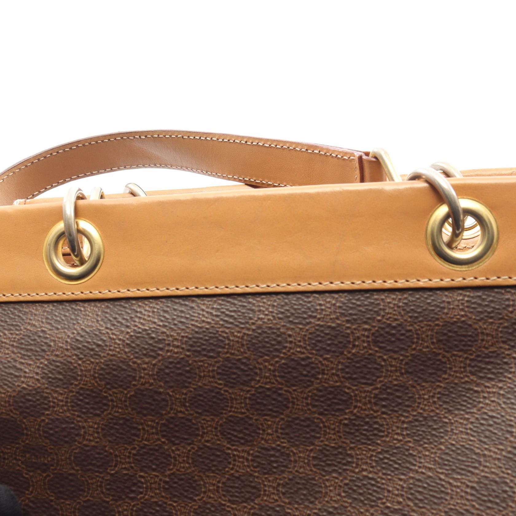 Celine Celine CELINE Macadam Coated Canvas Handbag Plastic / Synthetic Handbag DUTY FREE for USA Size ONE SIZE - 9 Thumbnail