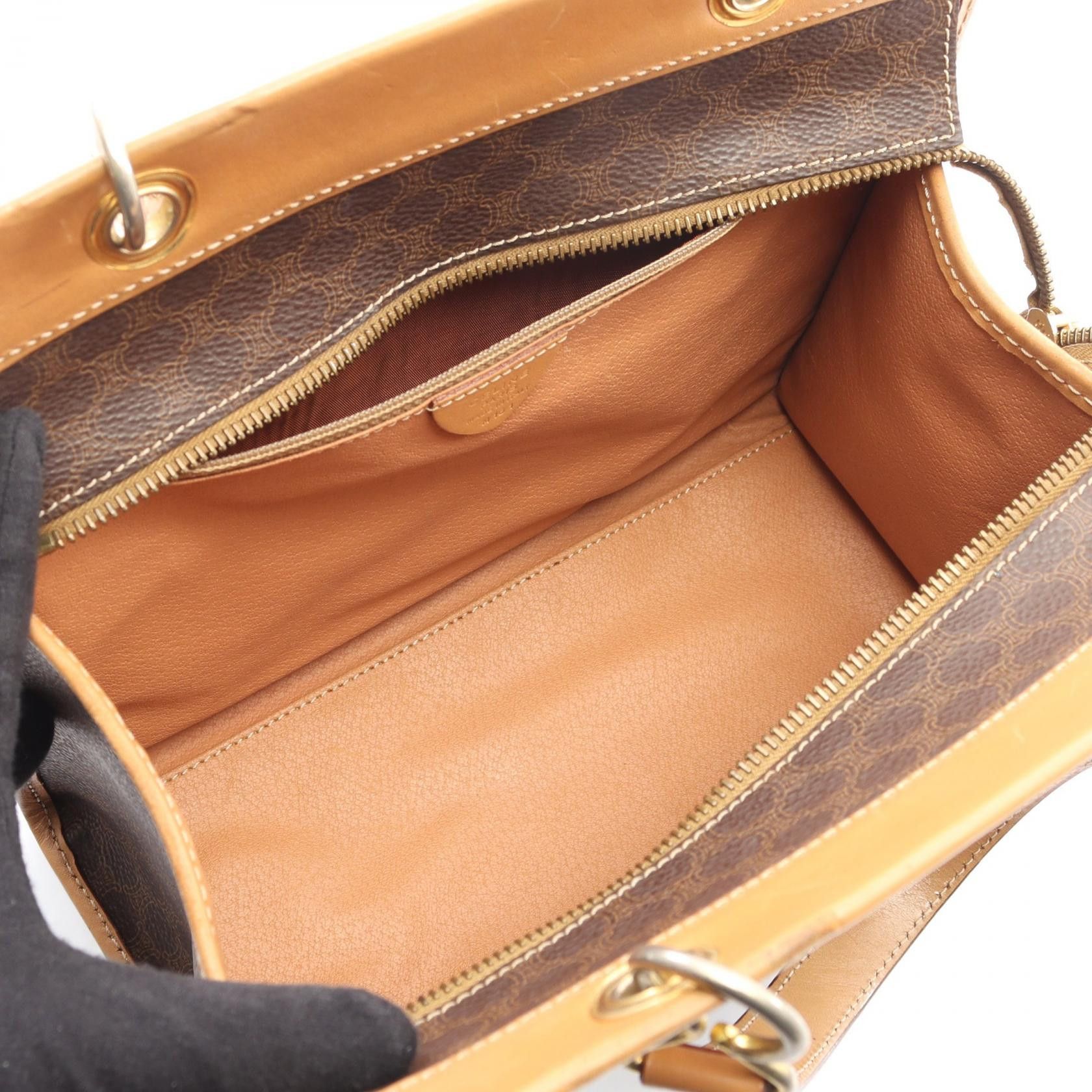 Celine Celine CELINE Macadam Coated Canvas Handbag Plastic / Synthetic Handbag DUTY FREE for USA Size ONE SIZE - 3 Thumbnail