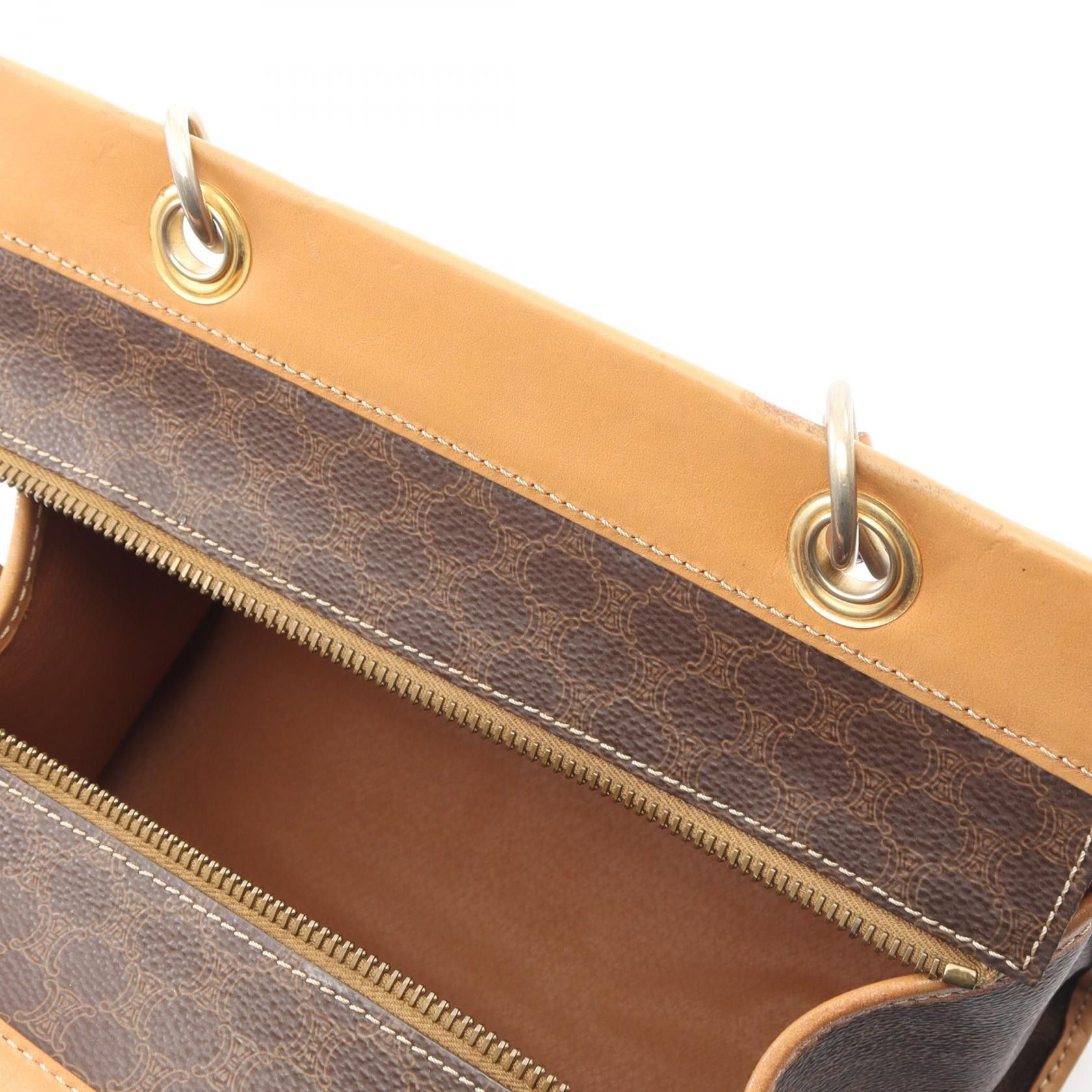 Celine Celine CELINE Macadam Coated Canvas Handbag Plastic / Synthetic Handbag DUTY FREE for USA Size ONE SIZE - 6 Thumbnail