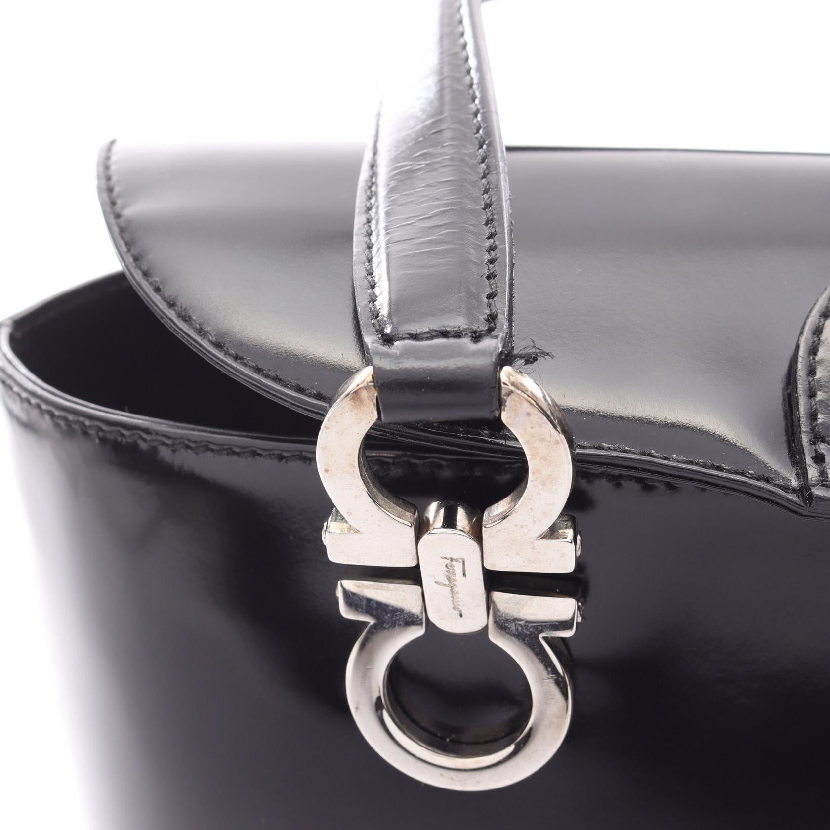 Salvatore Ferragamo Salvatore Ferragamo Salvatore Ferragamo Gancini Leather Handbag Leather Handbag DUTY FREE for USA Size ONE SIZE - 6 Thumbnail