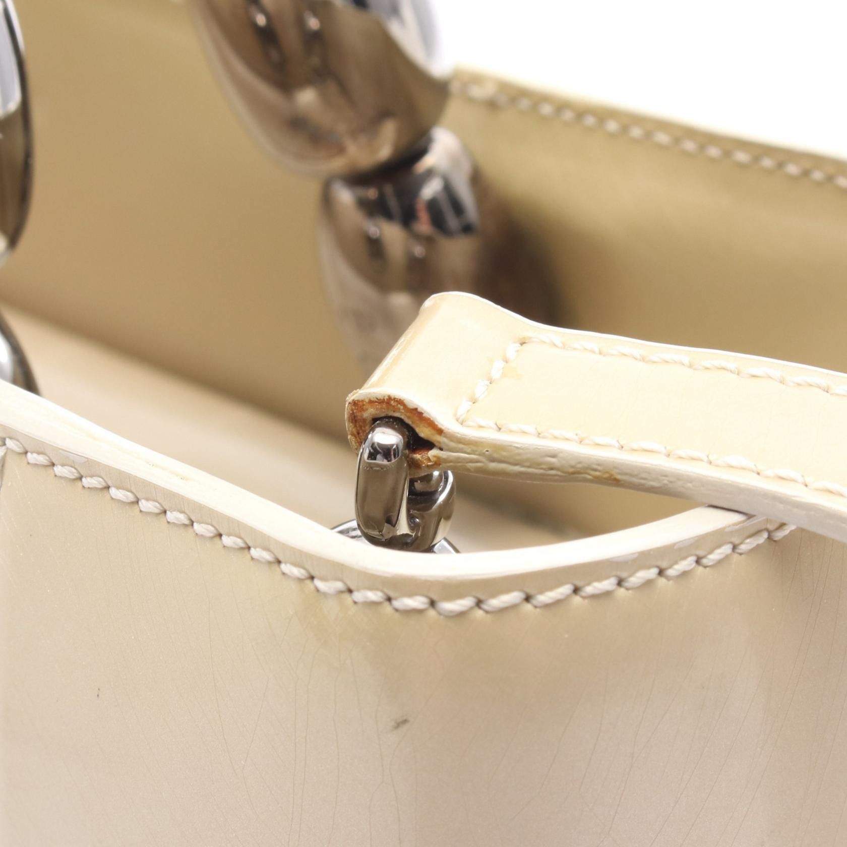 Dior Dior Christian Dior Maris Pearl Patent Leather Handbag Leather Handbag DUTY FREE for USA Size ONE SIZE - 7 Thumbnail