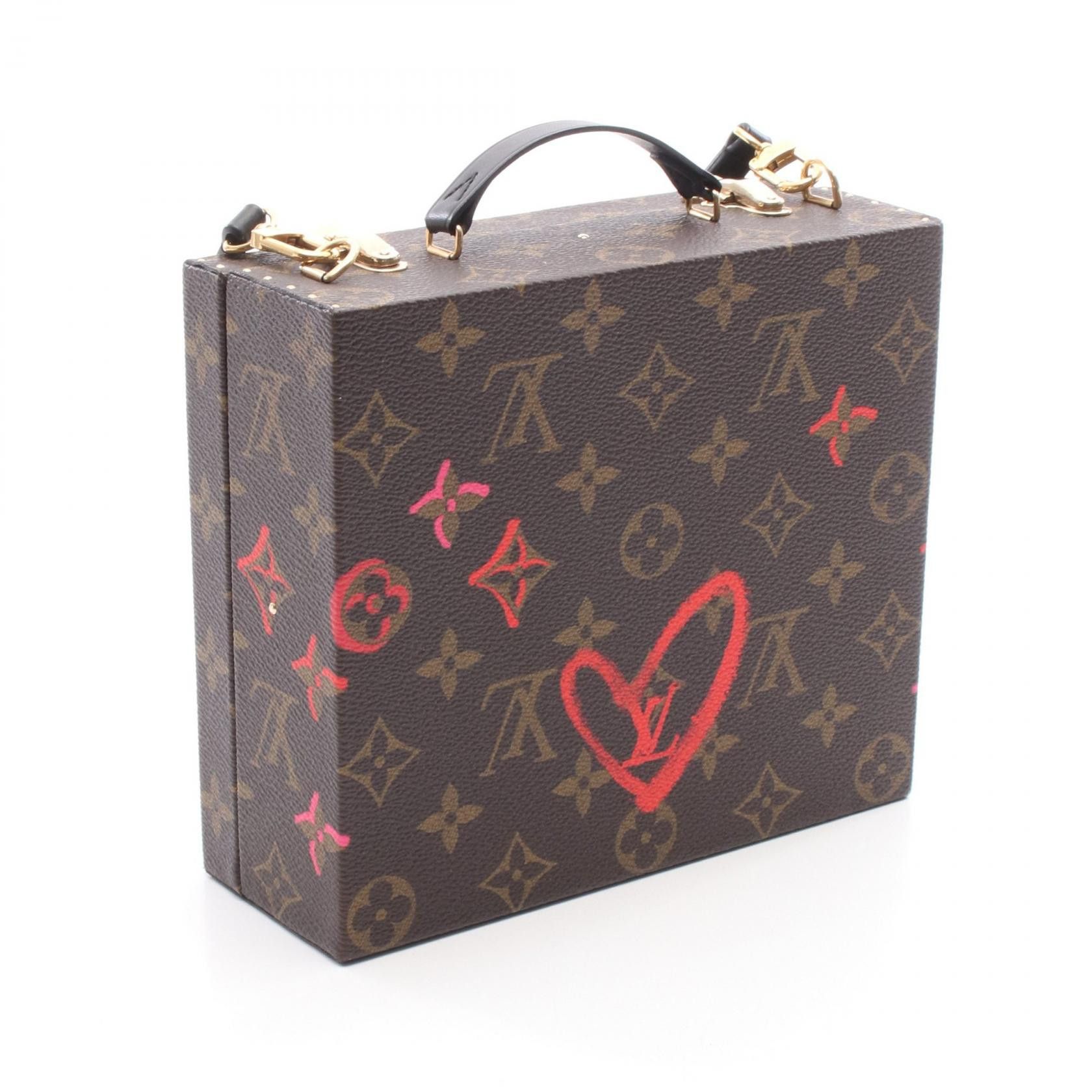 Louis Vuitton Louis Vuitton Louis Vuitton Monogram Falling In Love Handbag Textile Handbag DUTY FREE for USA Size ONE SIZE - 2 Thumbnail
