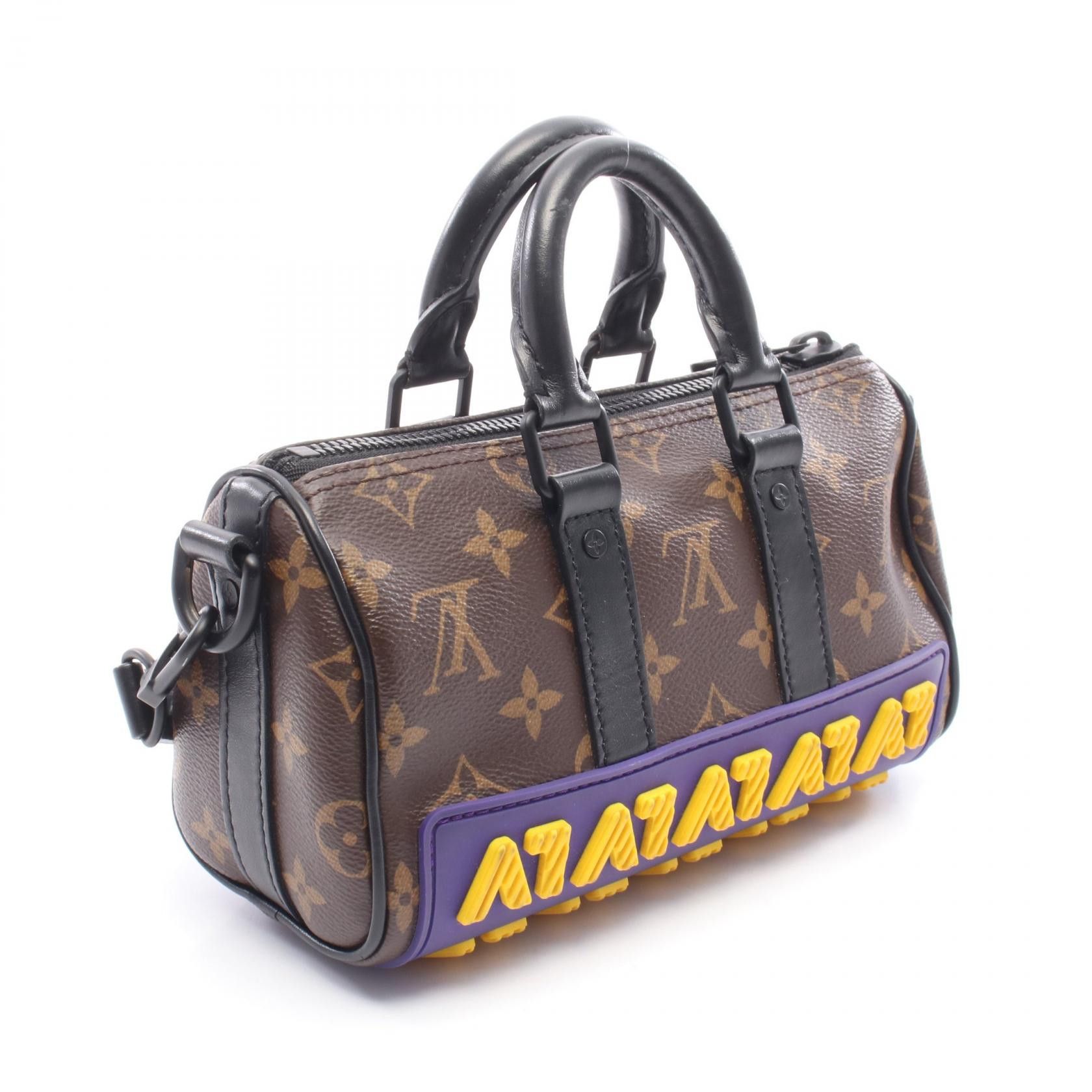 Louis Vuitton Louis Vuitton Louis Vuitton Keepall XS Monogram Coated Canvas Tote Bag Textile Tote Bag M45788 DUTY FREE for USA Size ONE SIZE - 2 Thumbnail