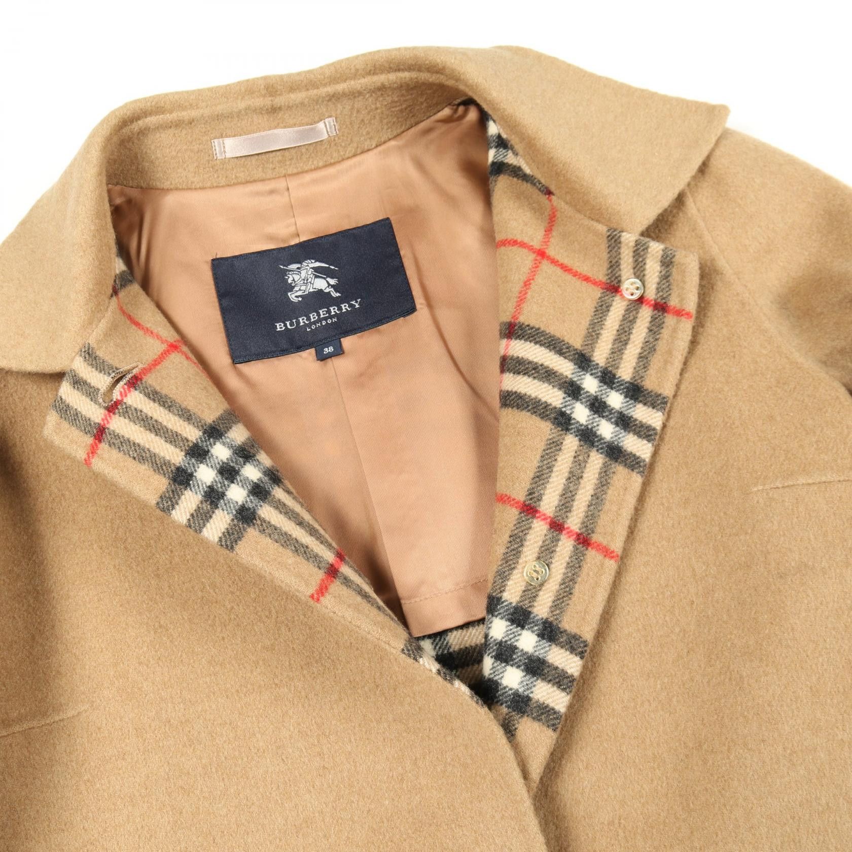 Burberry Burberry Burberry London Wool Coat Textile Outerwear DUTY FREE for USA Size ONE SIZE - 6 Thumbnail