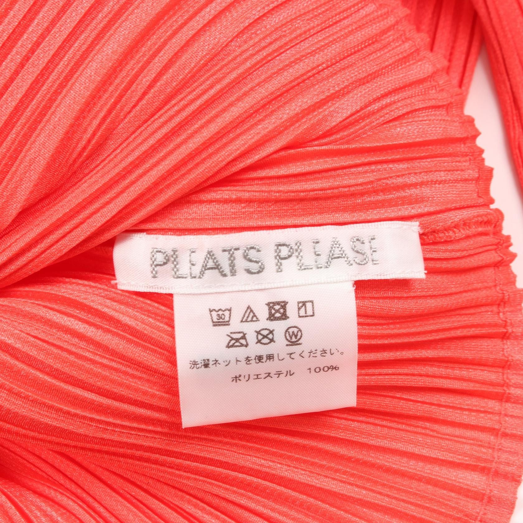 Other Other Pleats Please Polyester Blouse Textile Tops DUTY FREE for USA Size ONE SIZE - 3 Thumbnail