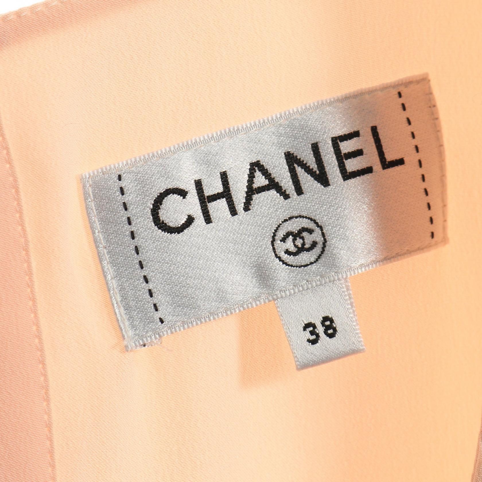 Chanel Chanel Chanel Silk Blouse Textile Tops DUTY FREE for USA Size ONE SIZE - 3 Thumbnail