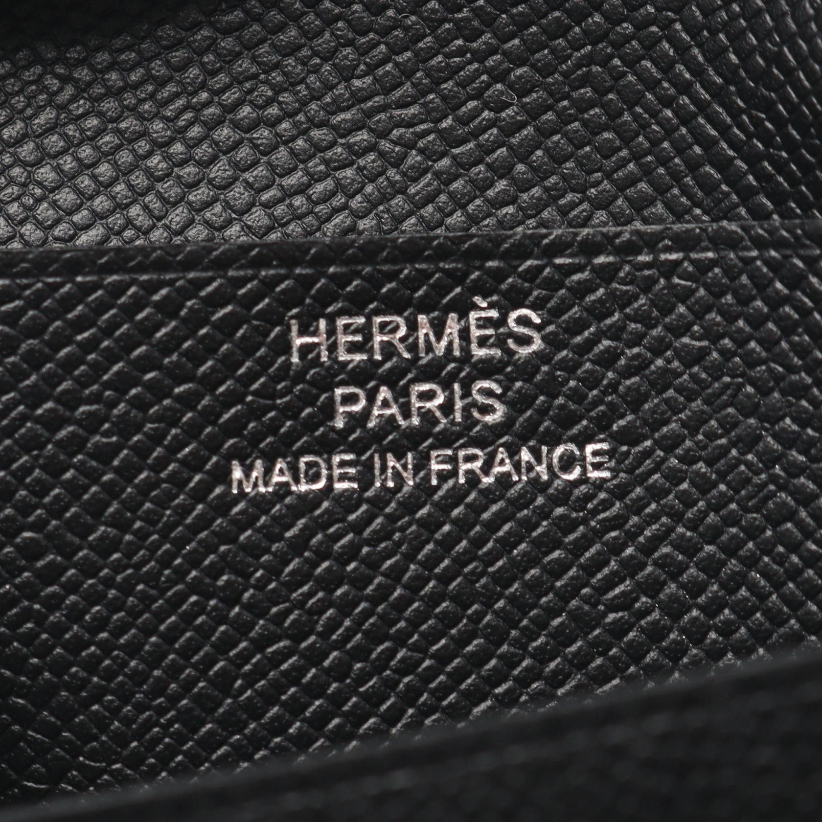 Hermes Hermes Hermes Bearn Compact Calfskin Wallet Leather Short Wallet K DUTY FREE for USA Size ONE SIZE - 4 Thumbnail