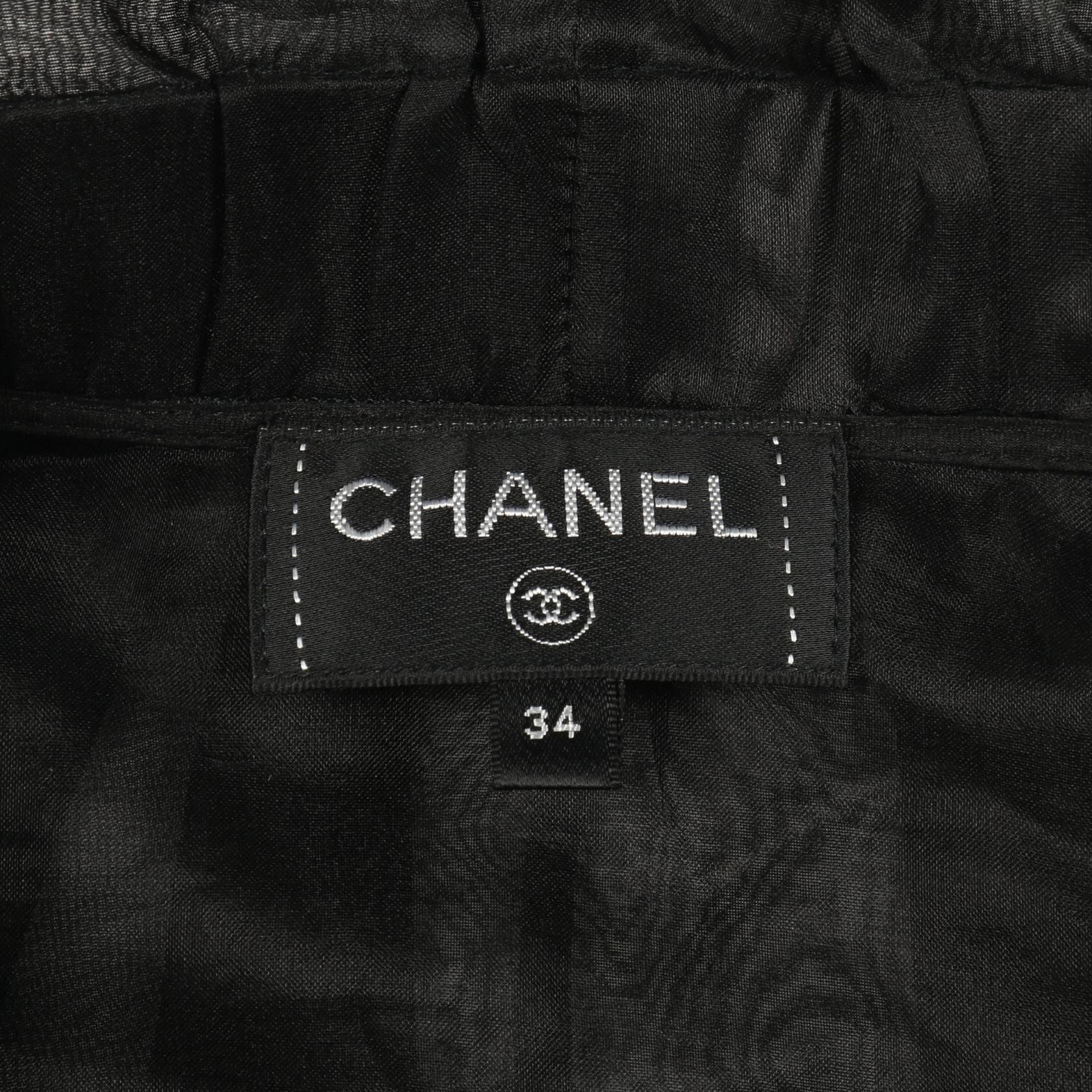 Chanel Chanel Chanel Silk Blouse Textile Tops P62355V24053 DUTY FREE for USA Size ONE SIZE - 3 Thumbnail