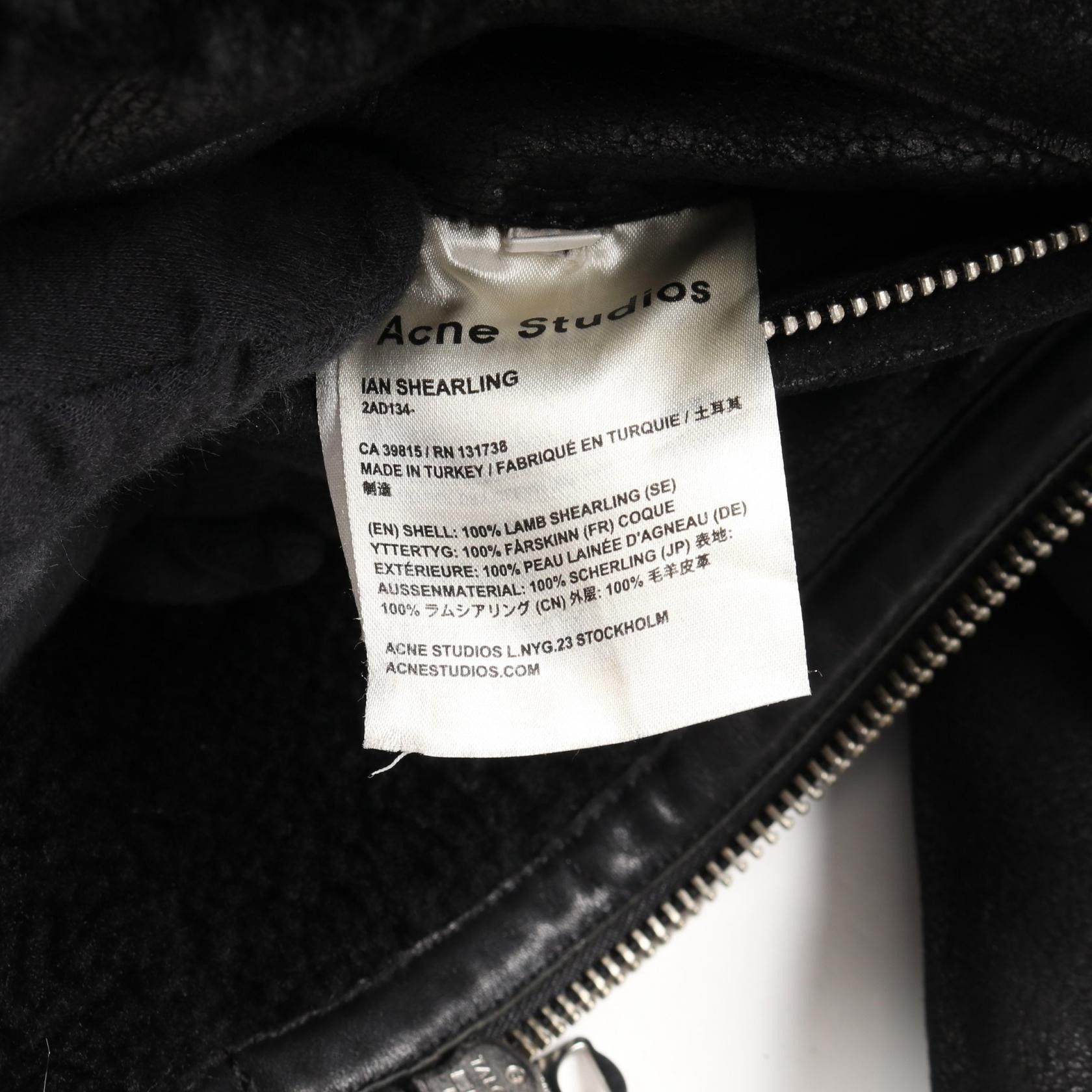 Acne Studios Acne Studios Acne Studios Ian Shearling Jacket Shearling Jacket Fur Outerwear DUTY FREE for USA Size ONE SIZE - 4 Thumbnail