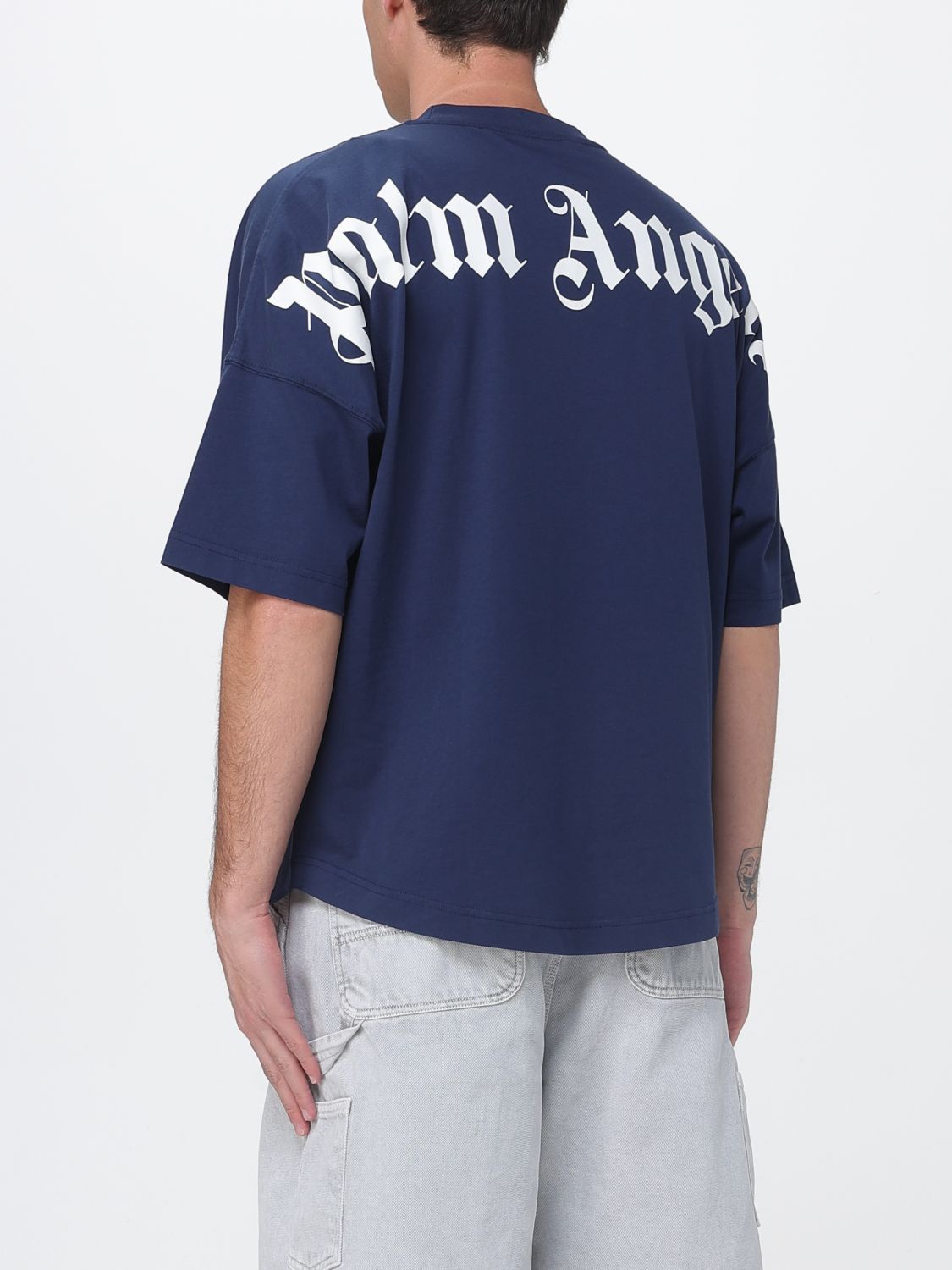 Palm Angels Palm Angels T-Shirt Men Blue Size US XS / EU 42 / 0 - 2 Thumbnail