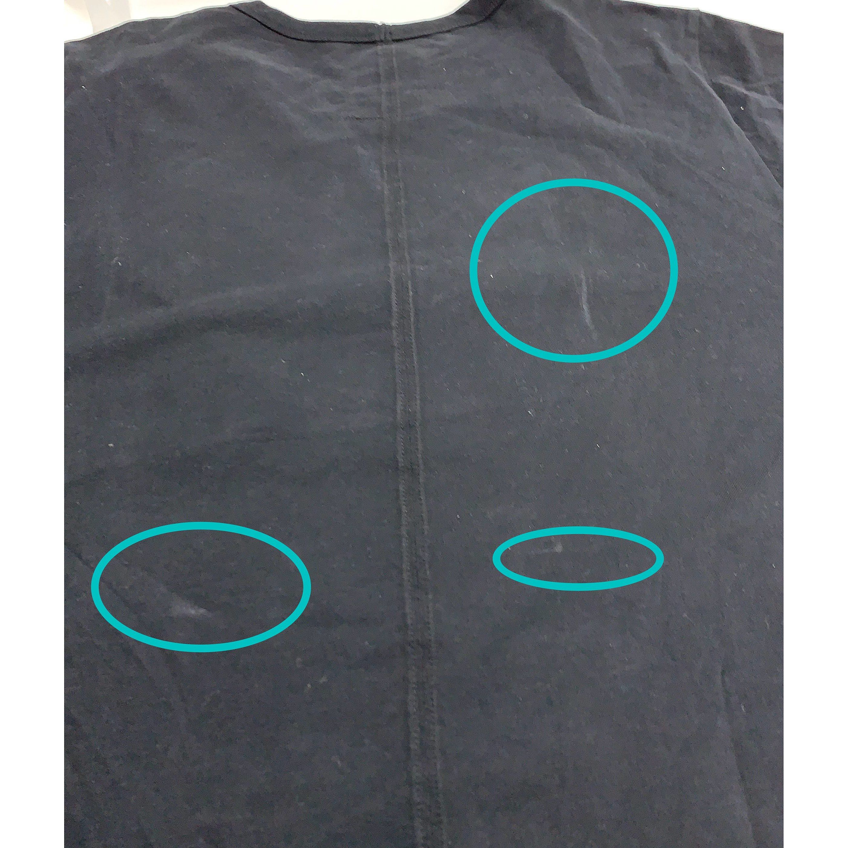 Moncler Genius Moncler Genius x Rick Owens Logo Patch T-Shirt Size S Size US S / EU 44-46 / 1 - 7 Thumbnail