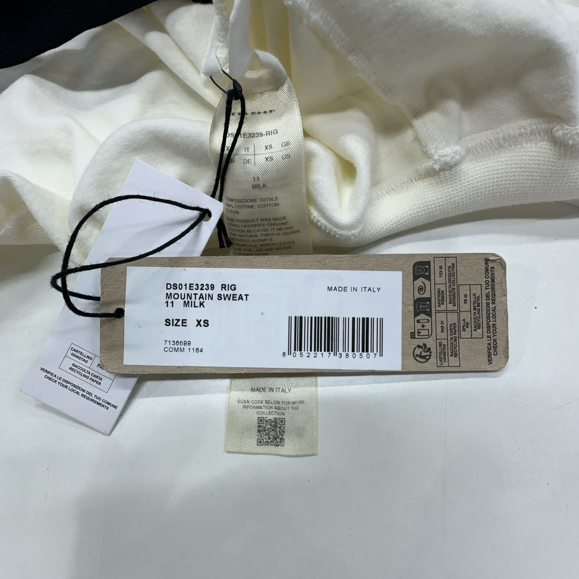Rick Owens Drkshdw Rick Owens DRKSHDW Milk Mountain Sweat XS Size XS / US 0-2 / IT 36-38 - 4 Thumbnail